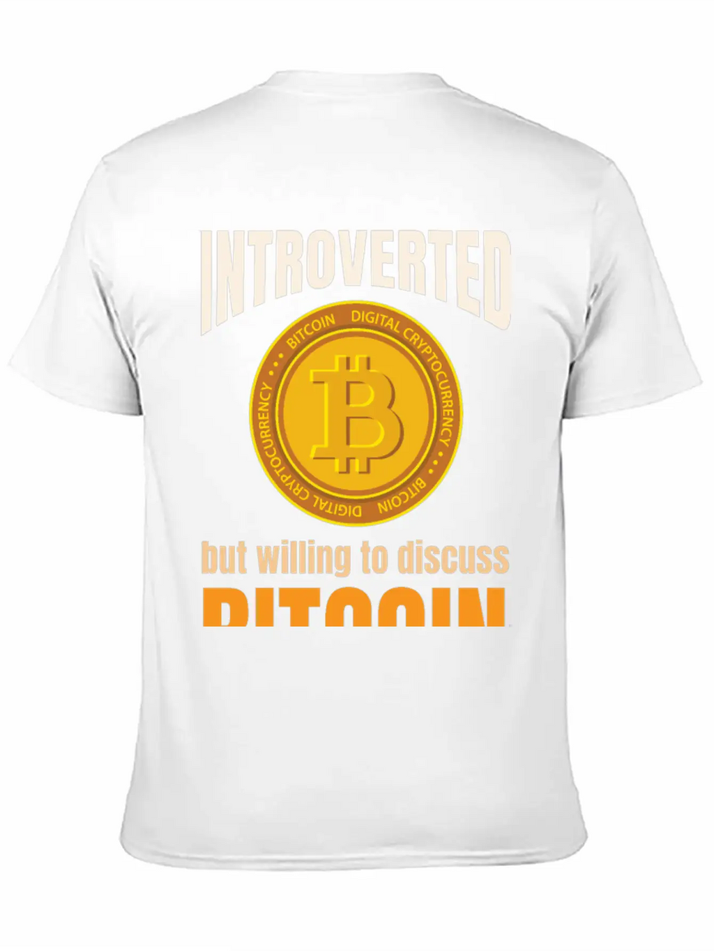Introvert Bitcoin Classic Cotton Tee – Unisex Comfort For Any Season