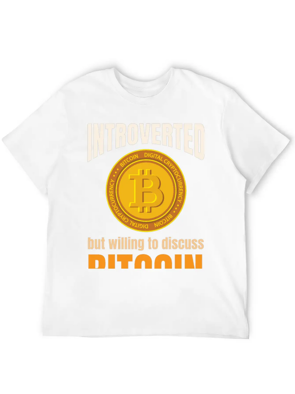 Introvert Bitcoin Classic Cotton Tee – Unisex Comfort For Any Season