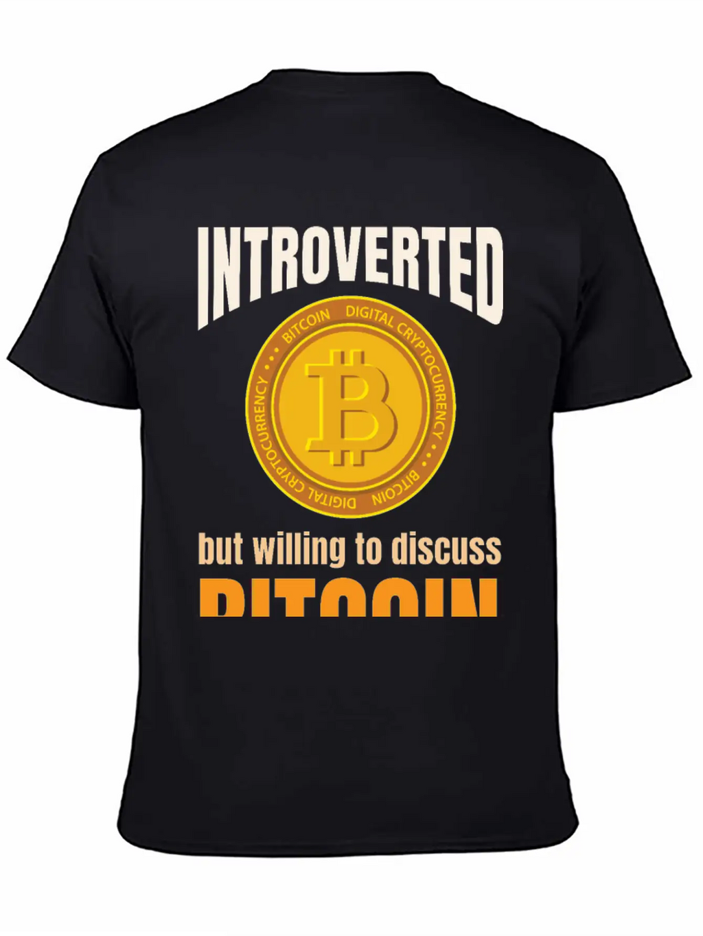 Introvert Bitcoin Classic Cotton Tee – Unisex Comfort For Any Season