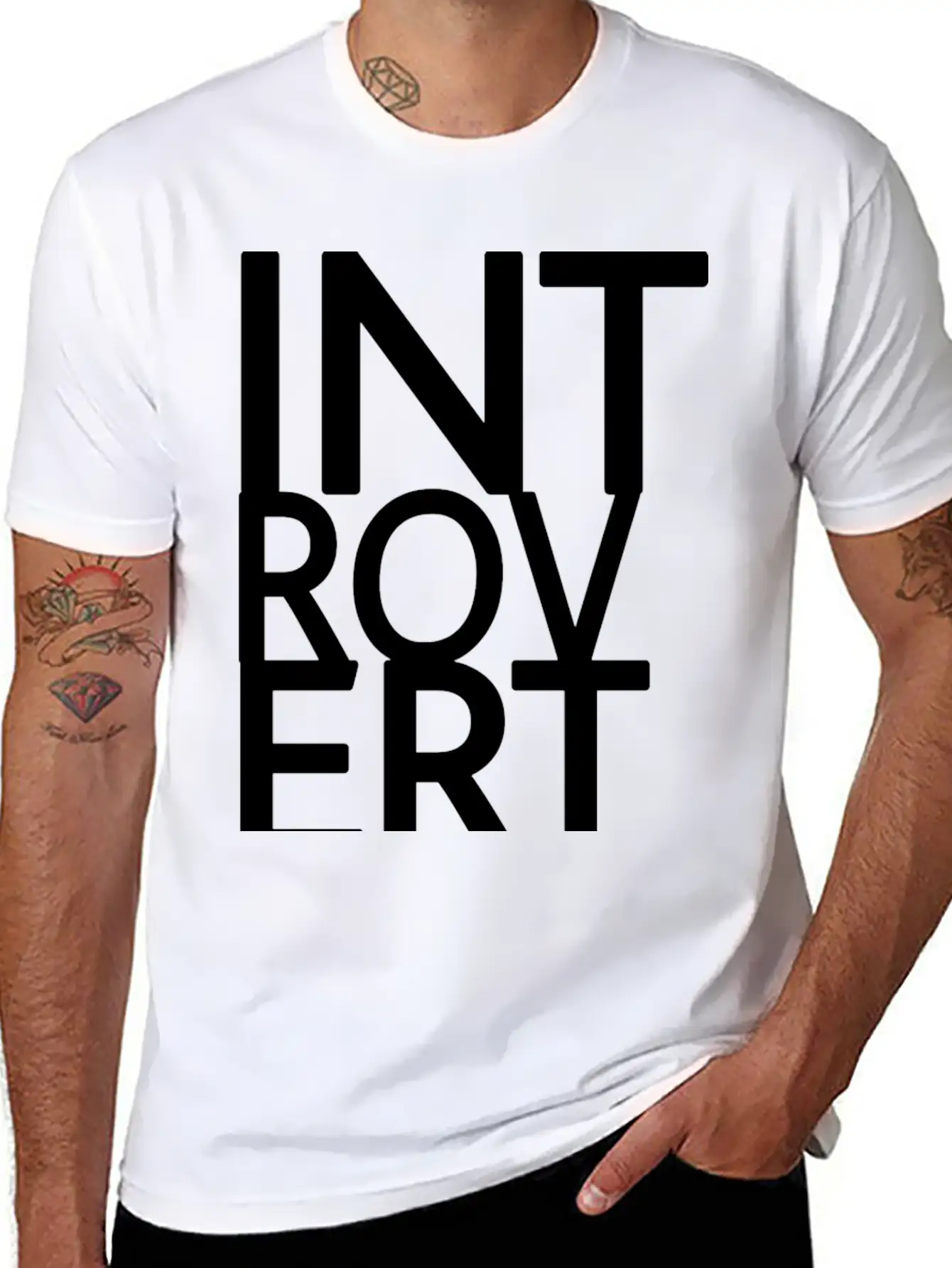 Introvert For Ever Timeless Short Sleeve Tee – Comfy And Minimalist Design