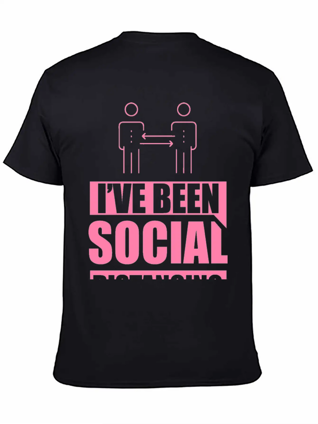 Introvert - Social Distancing Introverted Shy Unisex Casual T-Shirt – Clean Design For Daily Comfort