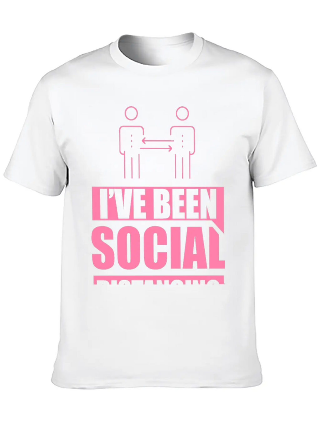 Introvert - Social Distancing Introverted Shy Unisex Casual T-Shirt – Clean Design For Daily Comfort