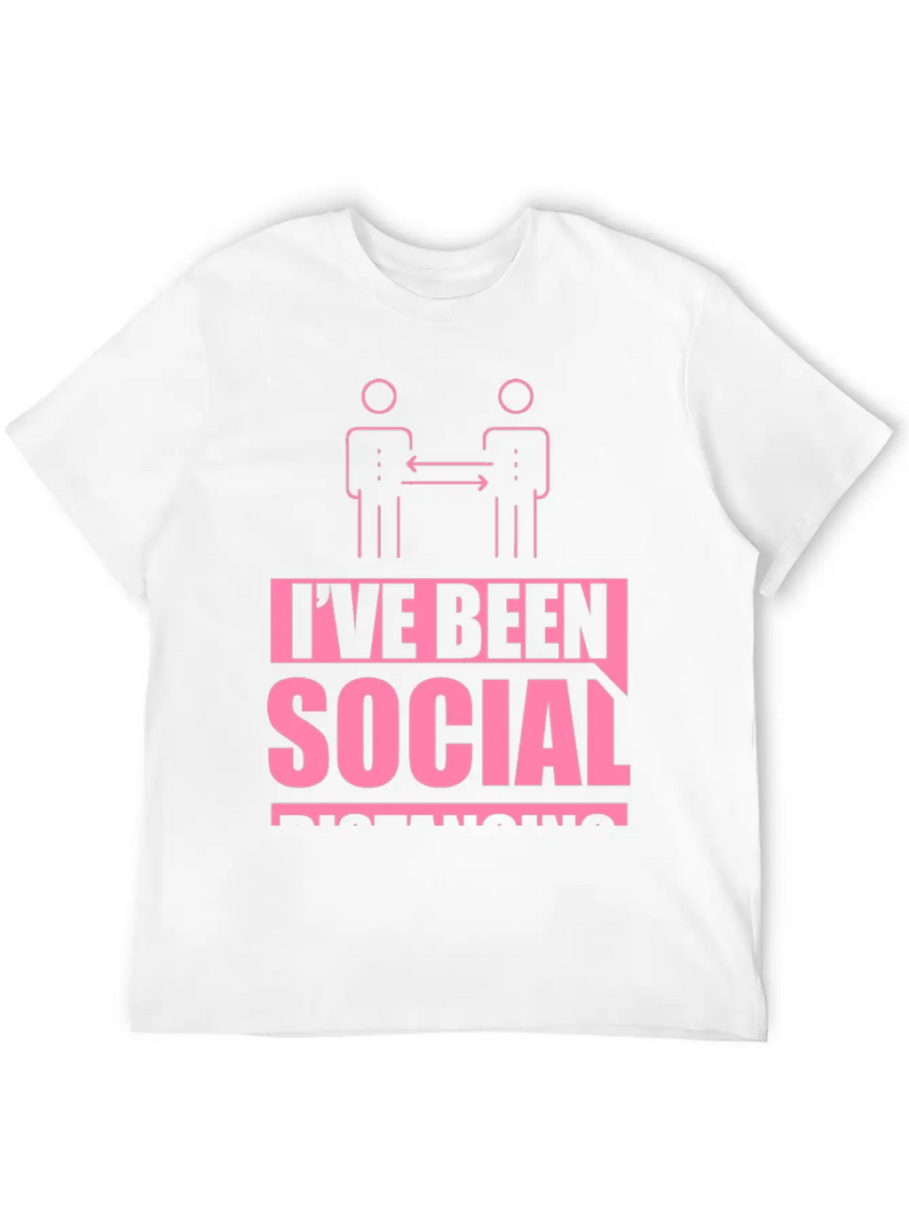 Introvert - Social Distancing Introverted Shy Unisex Casual T-Shirt – Clean Design For Daily Comfort