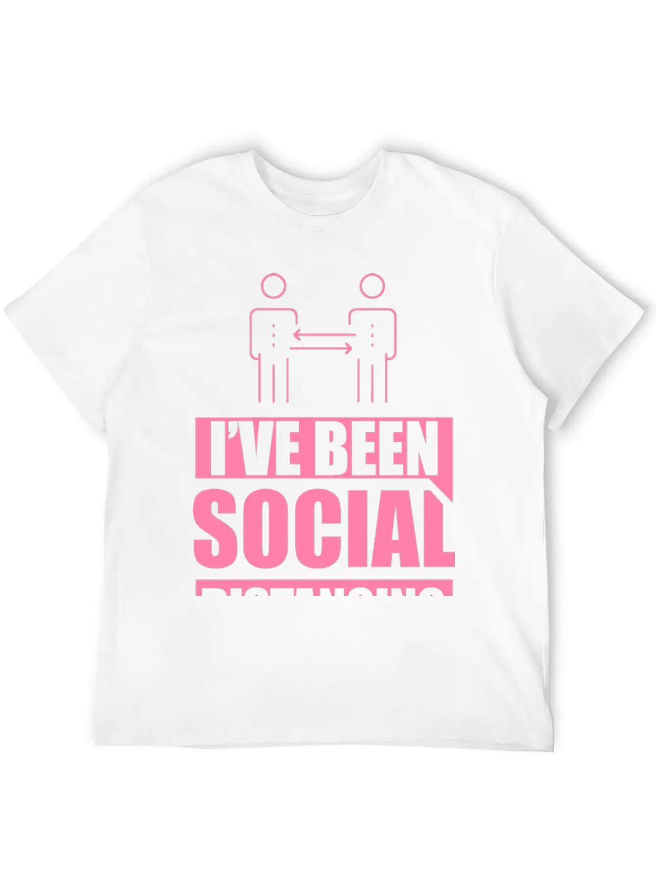 Introvert - Social Distancing Introverted Shy Unisex Casual T-Shirt – Clean Design For Daily Comfort