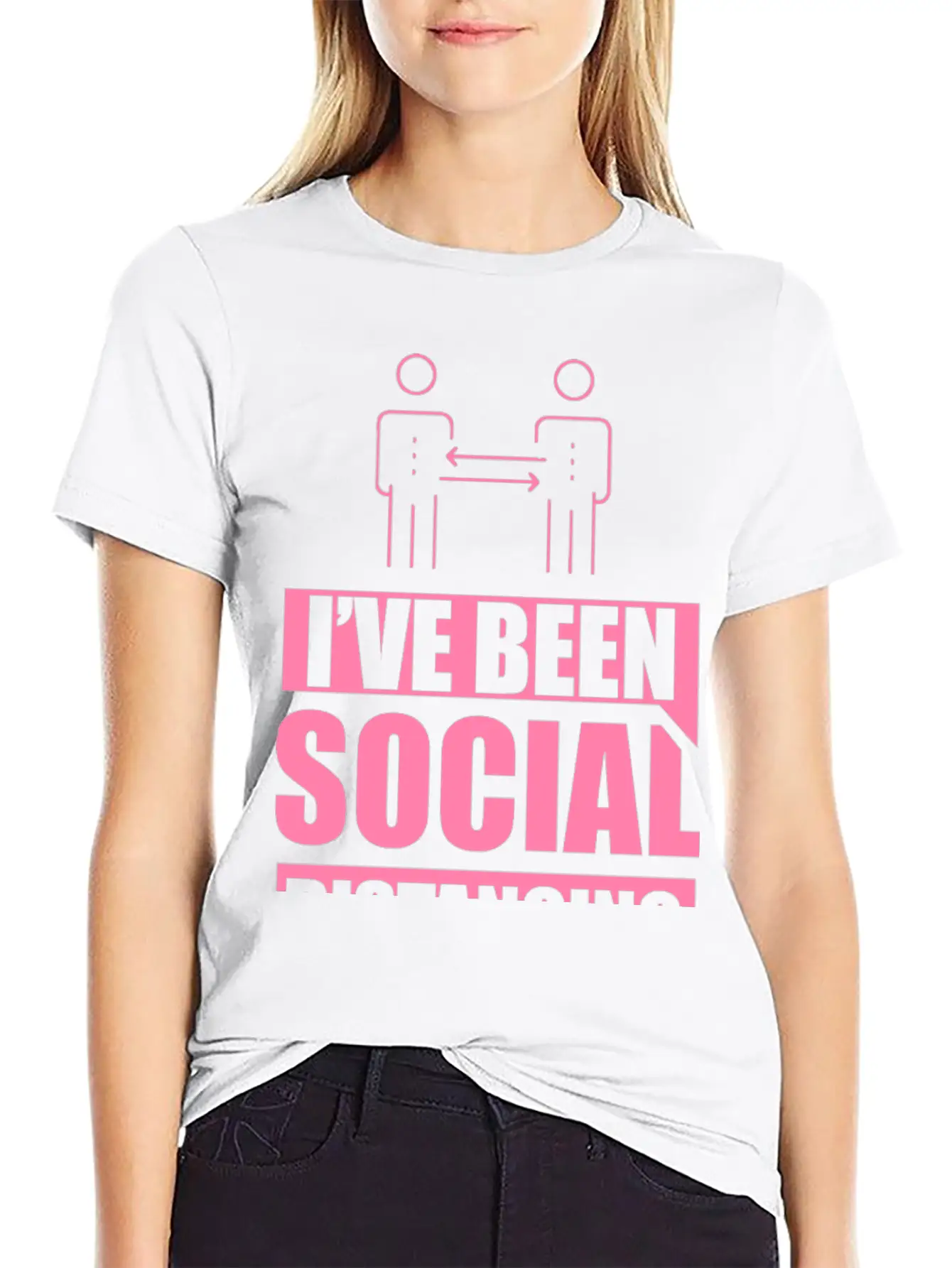 Introvert - Social Distancing Introverted Shy Unisex Casual T-Shirt – Clean Design For Daily Comfort