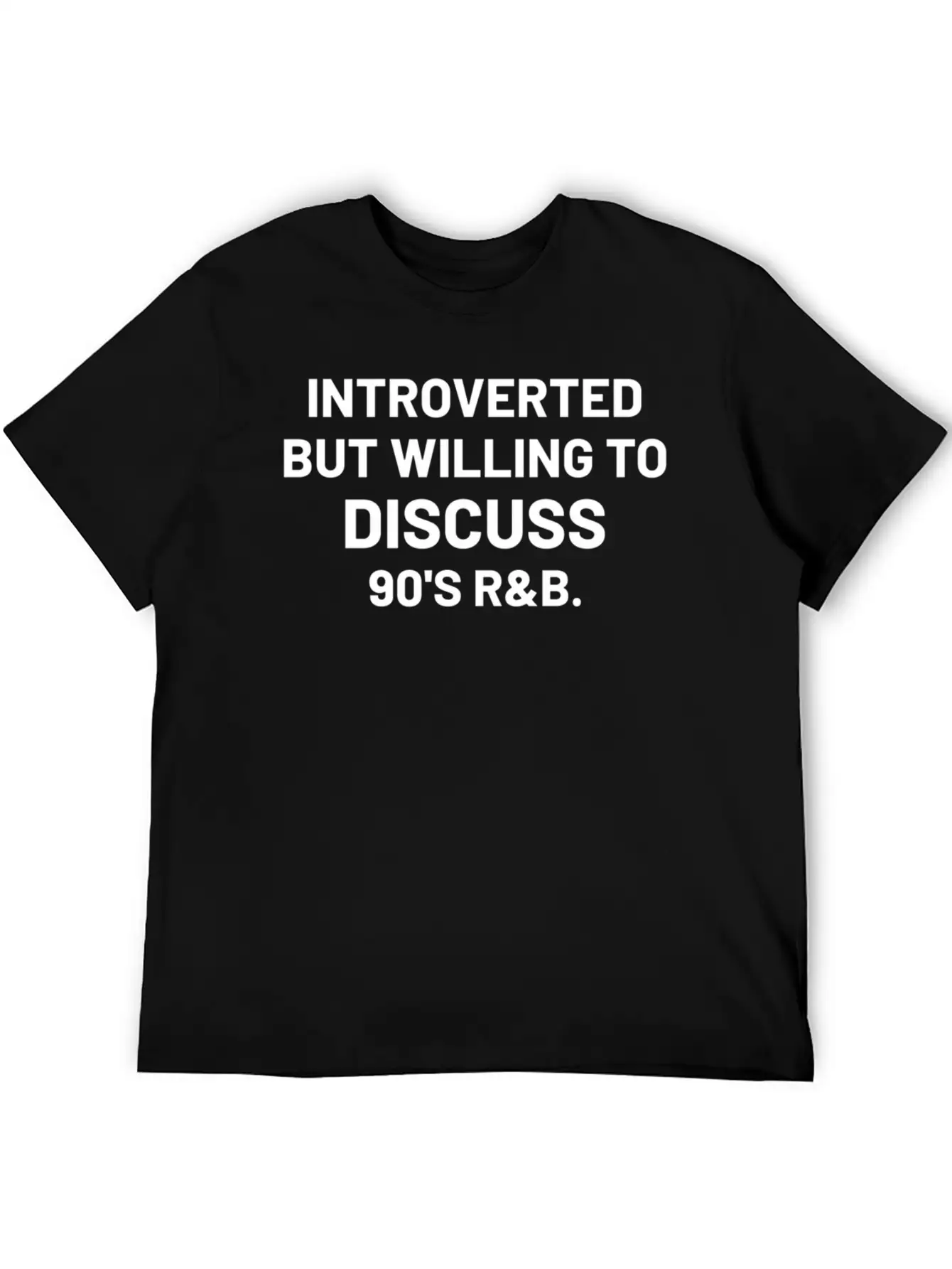 Introverted But Willing To Discuss 90S Rb Rnb Timeless Short Sleeve Tee – Comfy And Minimalist Design