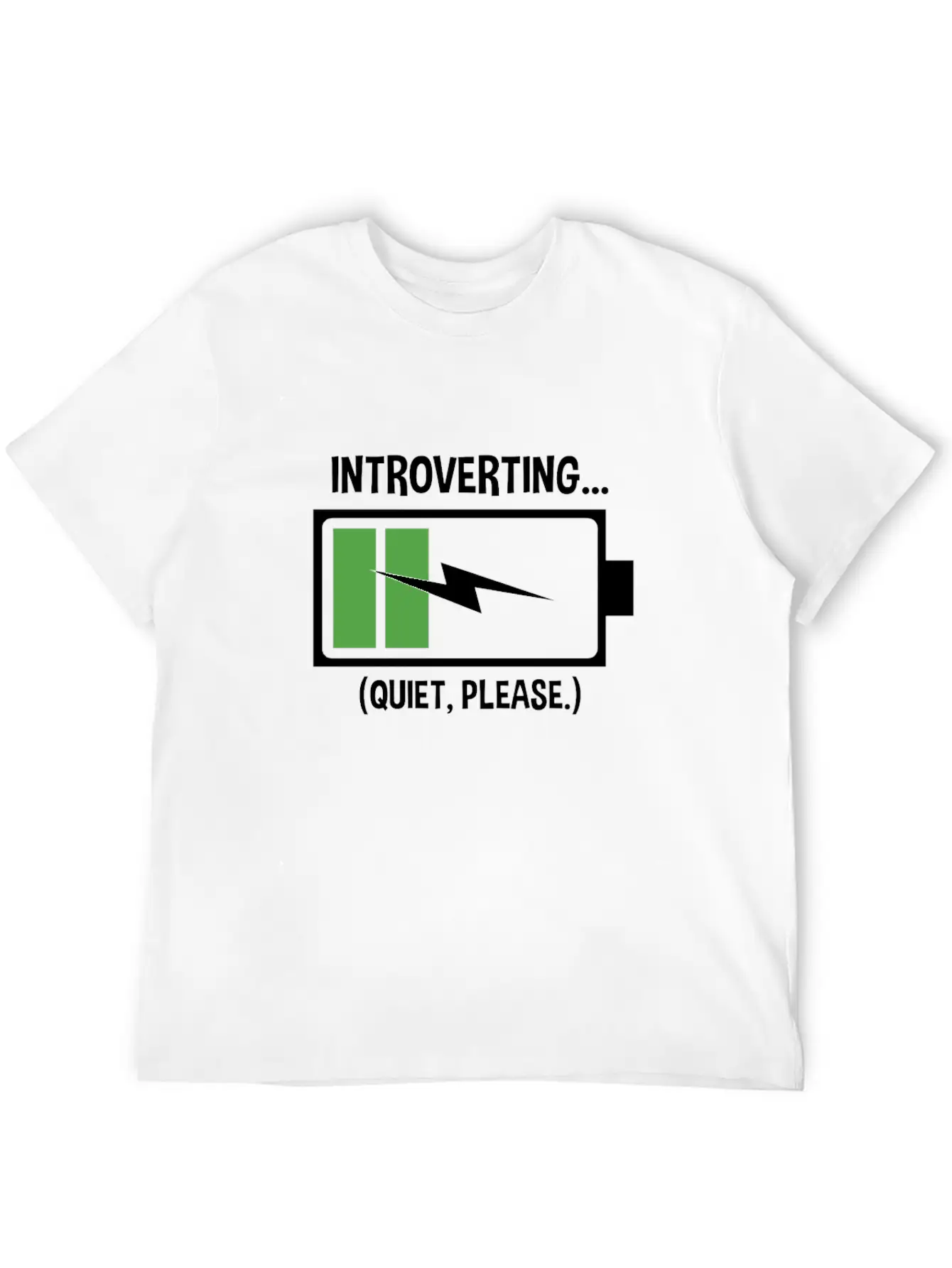 Introverting In Progess Quiet Please Relaxed Everyday Tee – Lightweight And Durable Cotton