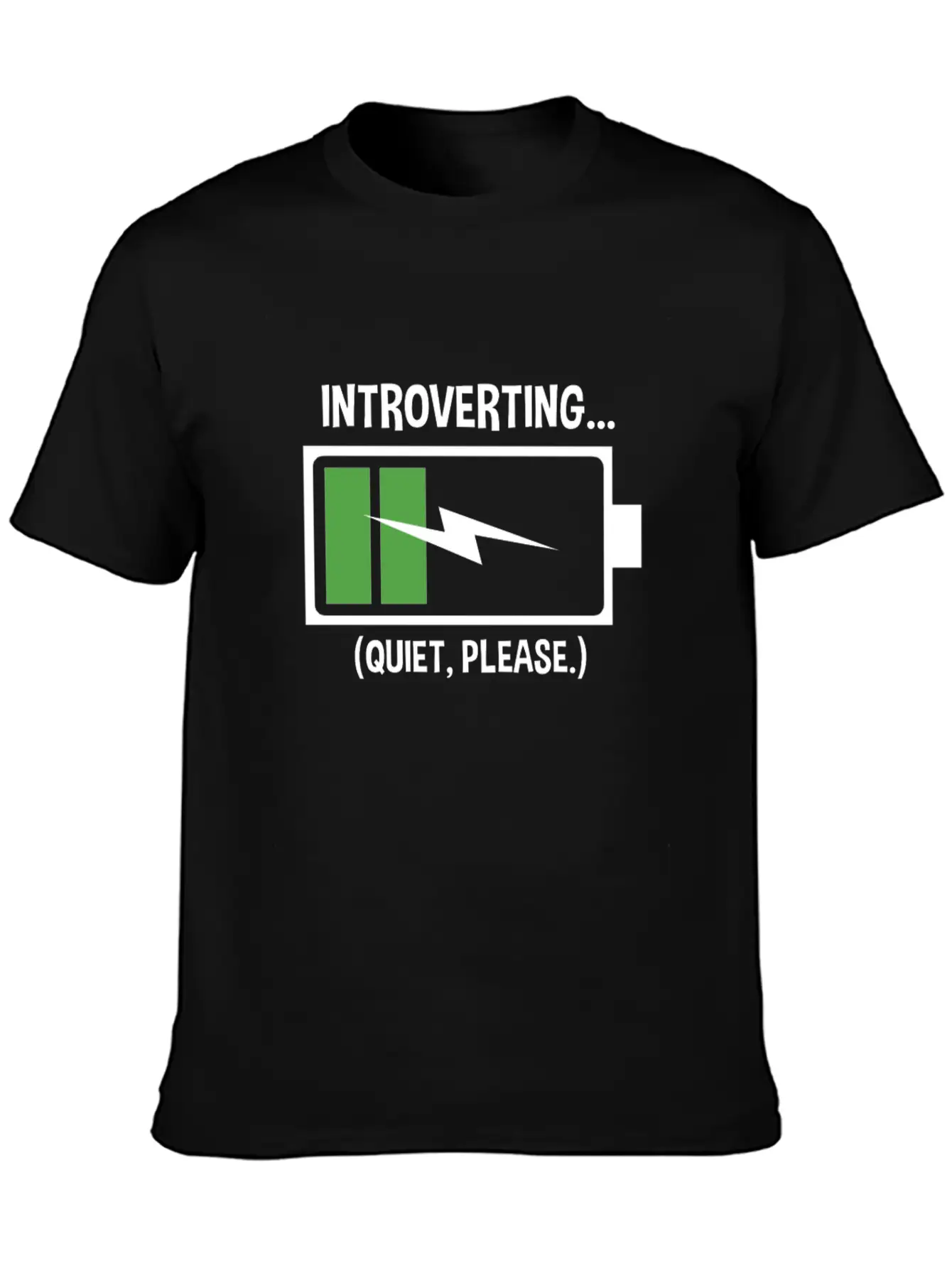 Introverting In Progess Quiet Please Relaxed Everyday Tee – Lightweight And Durable Cotton
