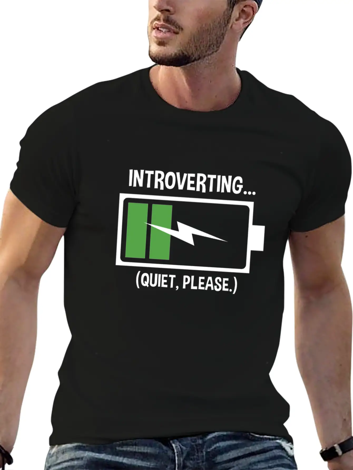 Introverting In Progess Quiet Please Relaxed Everyday Tee – Lightweight And Durable Cotton