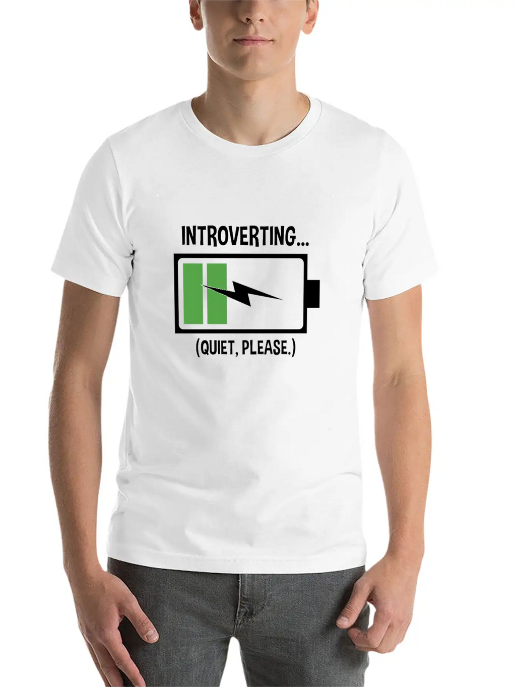 Introverting In Progess Quiet Please Relaxed Everyday Tee – Lightweight And Durable Cotton