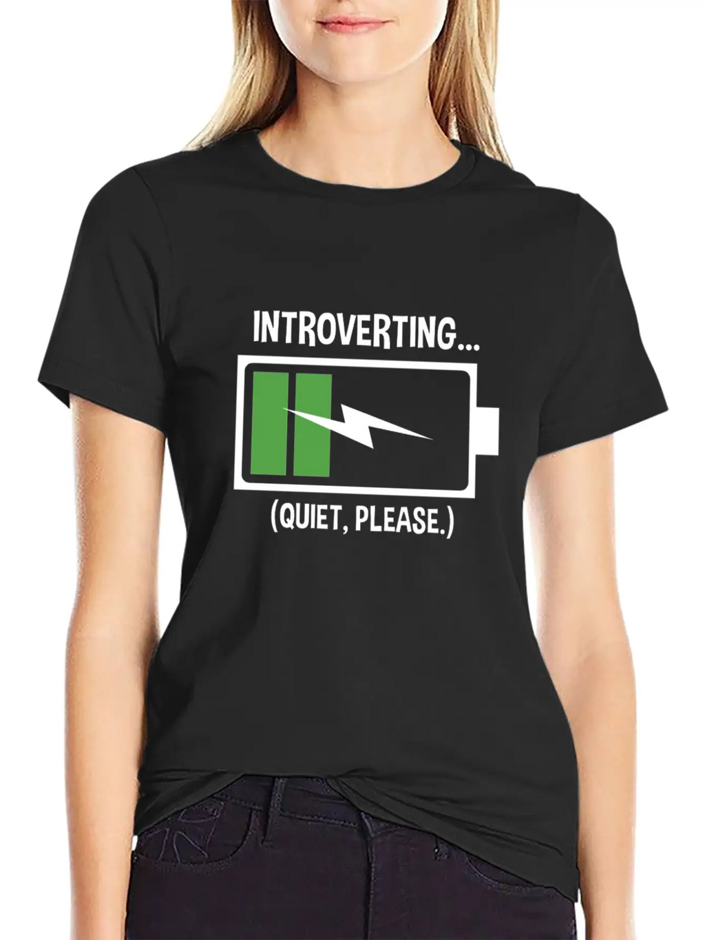 Introverting In Progess Quiet Please Relaxed Everyday Tee – Lightweight And Durable Cotton