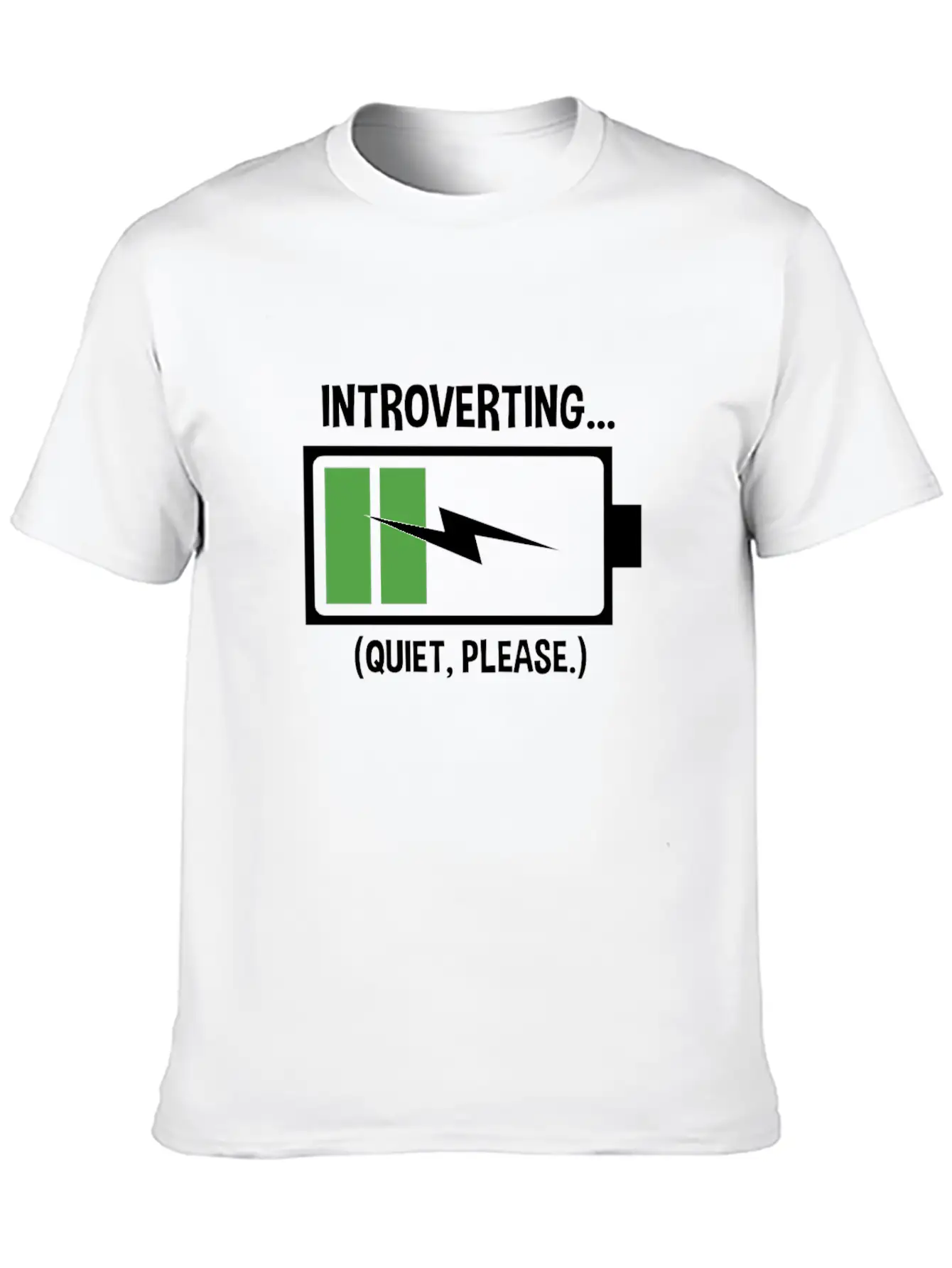 Introverting In Progess Quiet Please Relaxed Everyday Tee – Lightweight And Durable Cotton