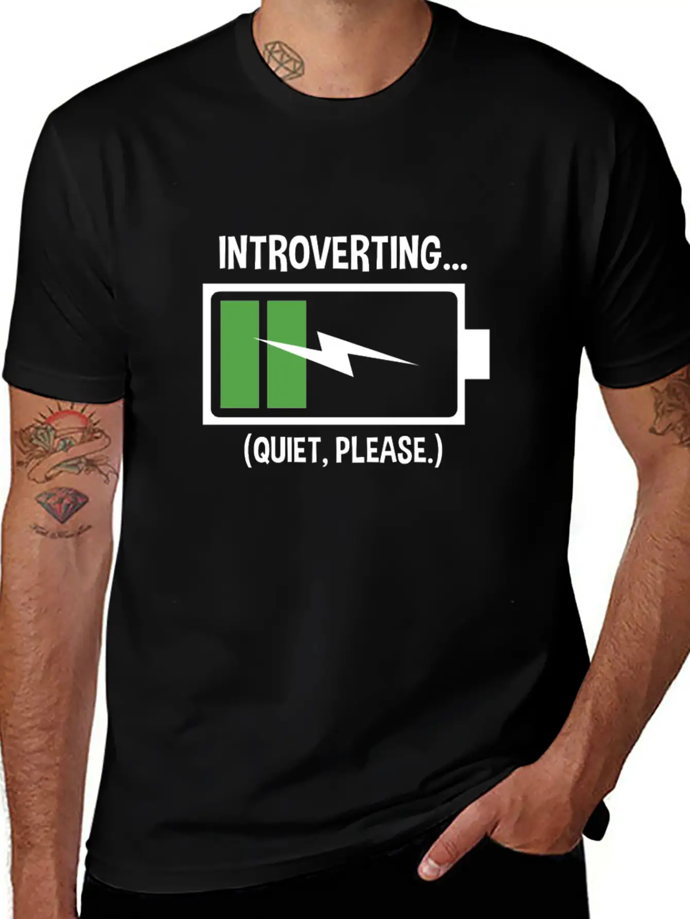 Introverting In Progess Quiet Please Unisex Casual T-Shirt – Clean Design For Daily Comfort