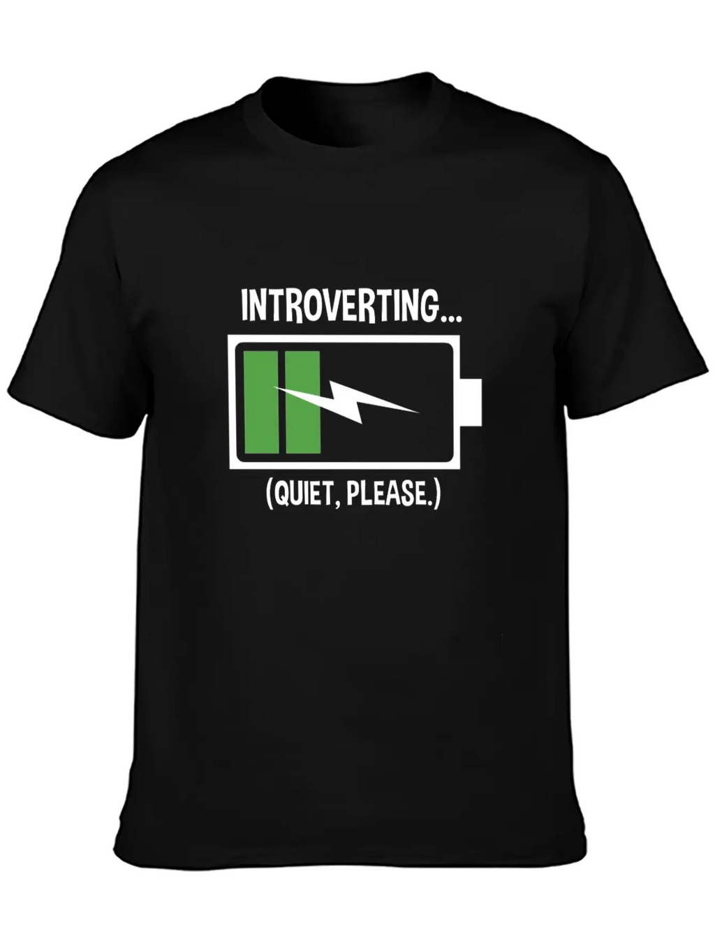 Introverting In Progess Quiet Please Unisex Casual T-Shirt – Clean Design For Daily Comfort