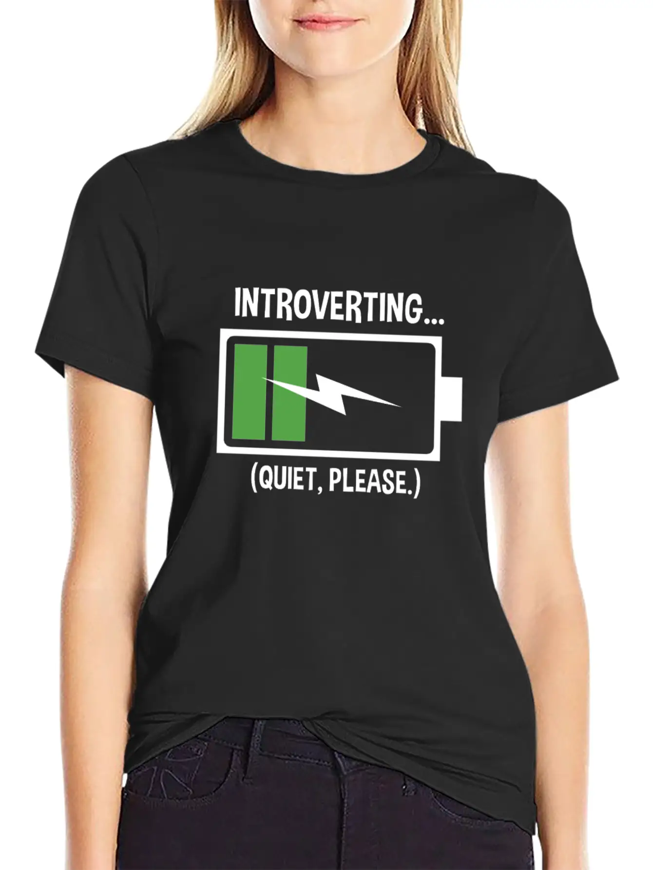 Introverting In Progess Quiet Please Unisex Casual T-Shirt – Clean Design For Daily Comfort