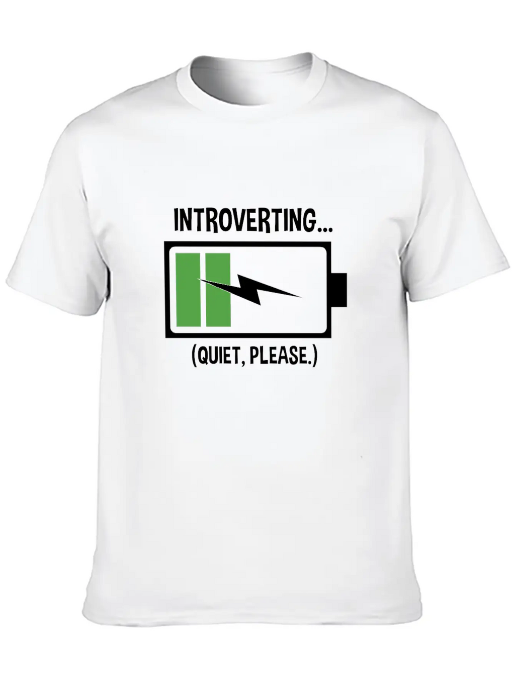 Introverting In Progess Quiet Please Unisex Casual T-Shirt – Clean Design For Daily Comfort