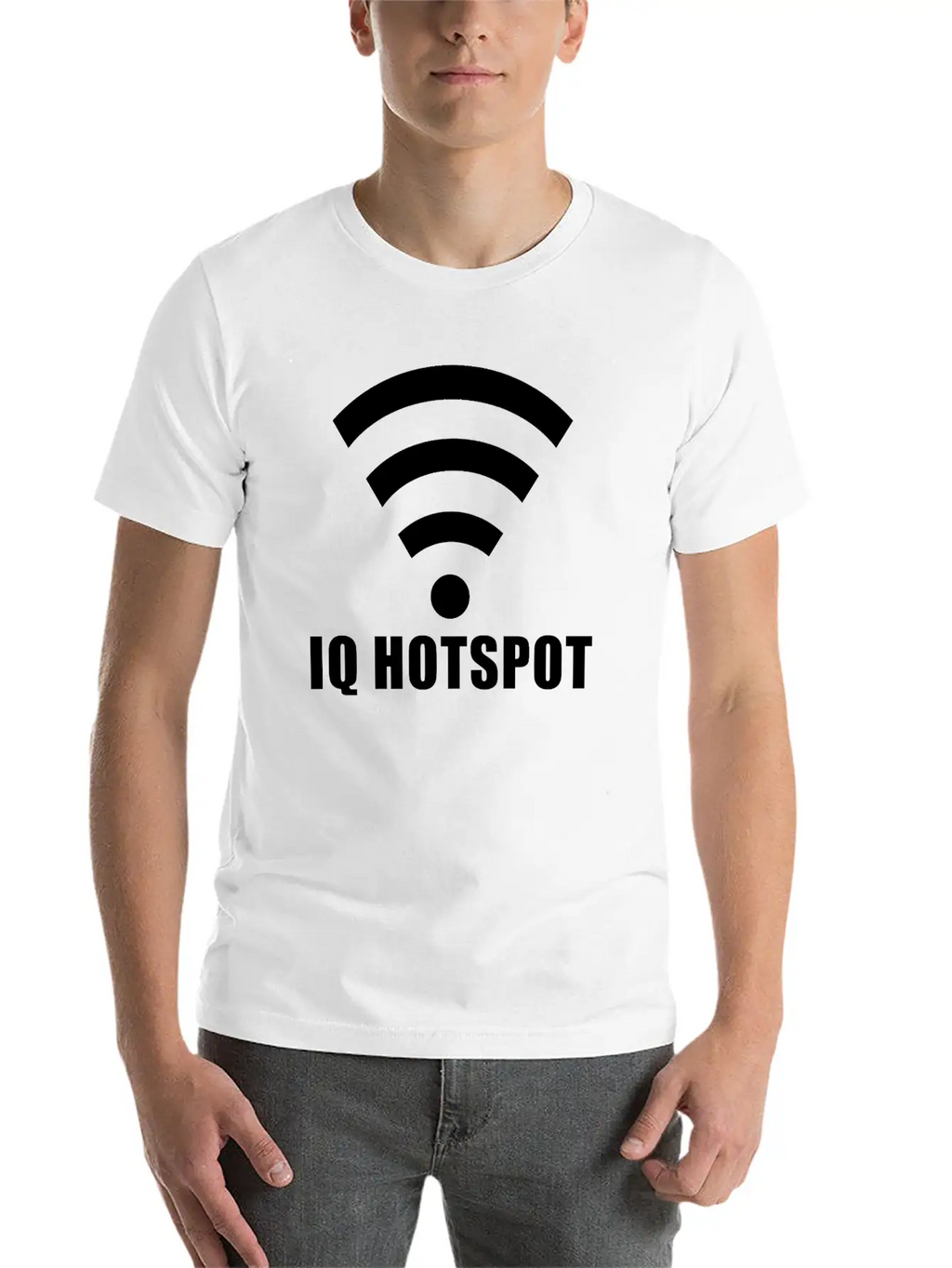 IQ Genie Wifi Hotspot Highly Intelligent Essential Cotton Tee For Daily Outfits – Unisex Style