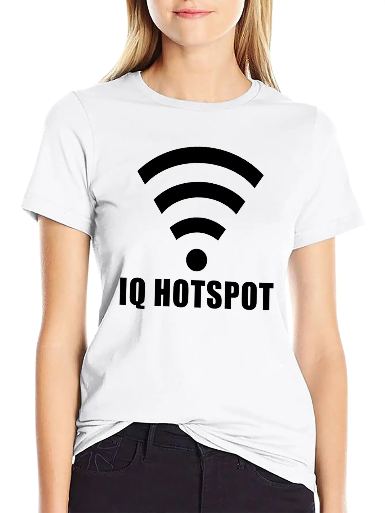 IQ Genie Wifi Hotspot Highly Intelligent Essential Cotton Tee For Daily Outfits – Unisex Style