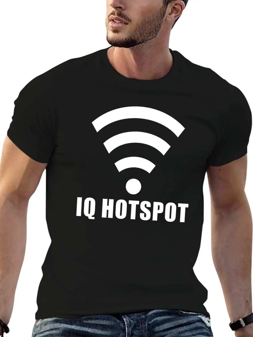 IQ Genie Wifi Hotspot Highly Intelligent Essential Cotton Tee For Daily Outfits – Unisex Style