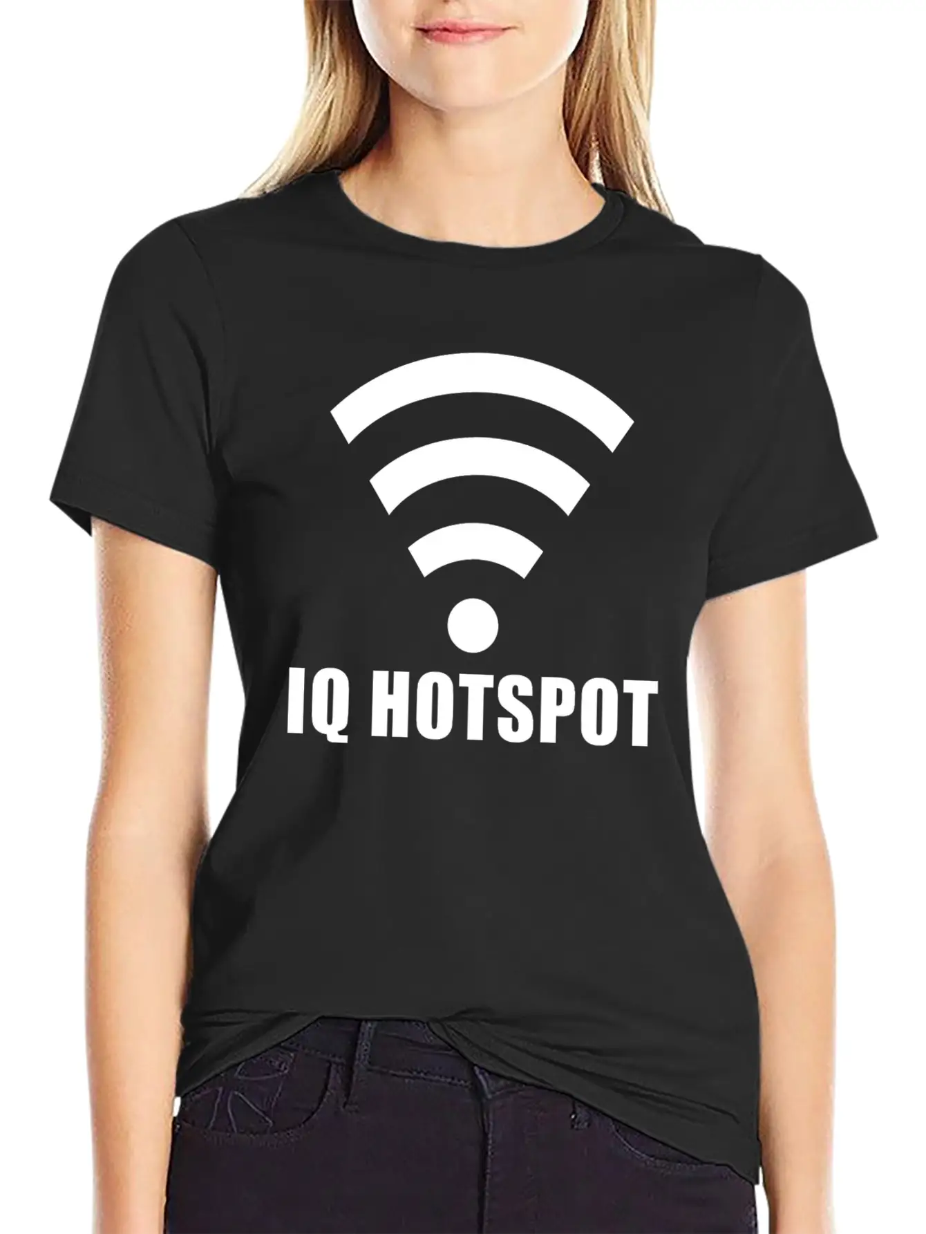 IQ Genie Wifi Hotspot Highly Intelligent Essential Cotton Tee For Daily Outfits – Unisex Style