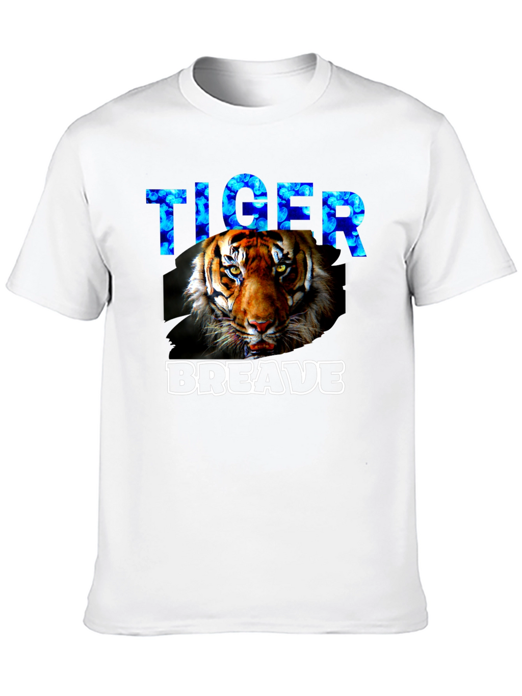 Tiger Brave Graphic T-Shirt - Black