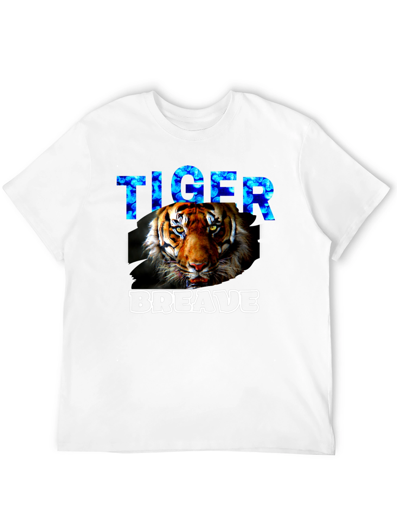 Tiger Brave Graphic T-Shirt - Black
