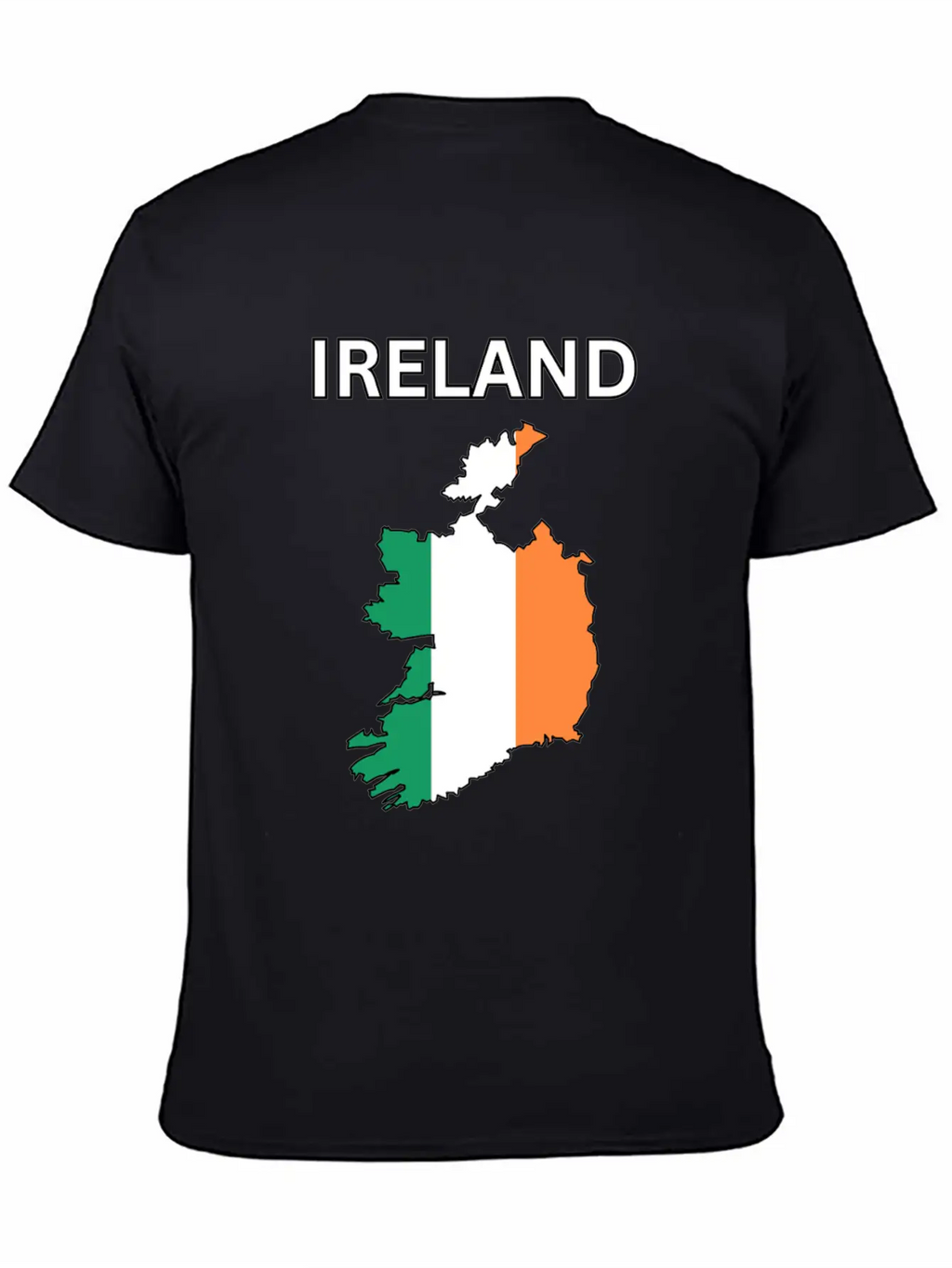 Ireland Flag Map Basic Graphic T-Shirt – Daily Comfort In Soft Cotton