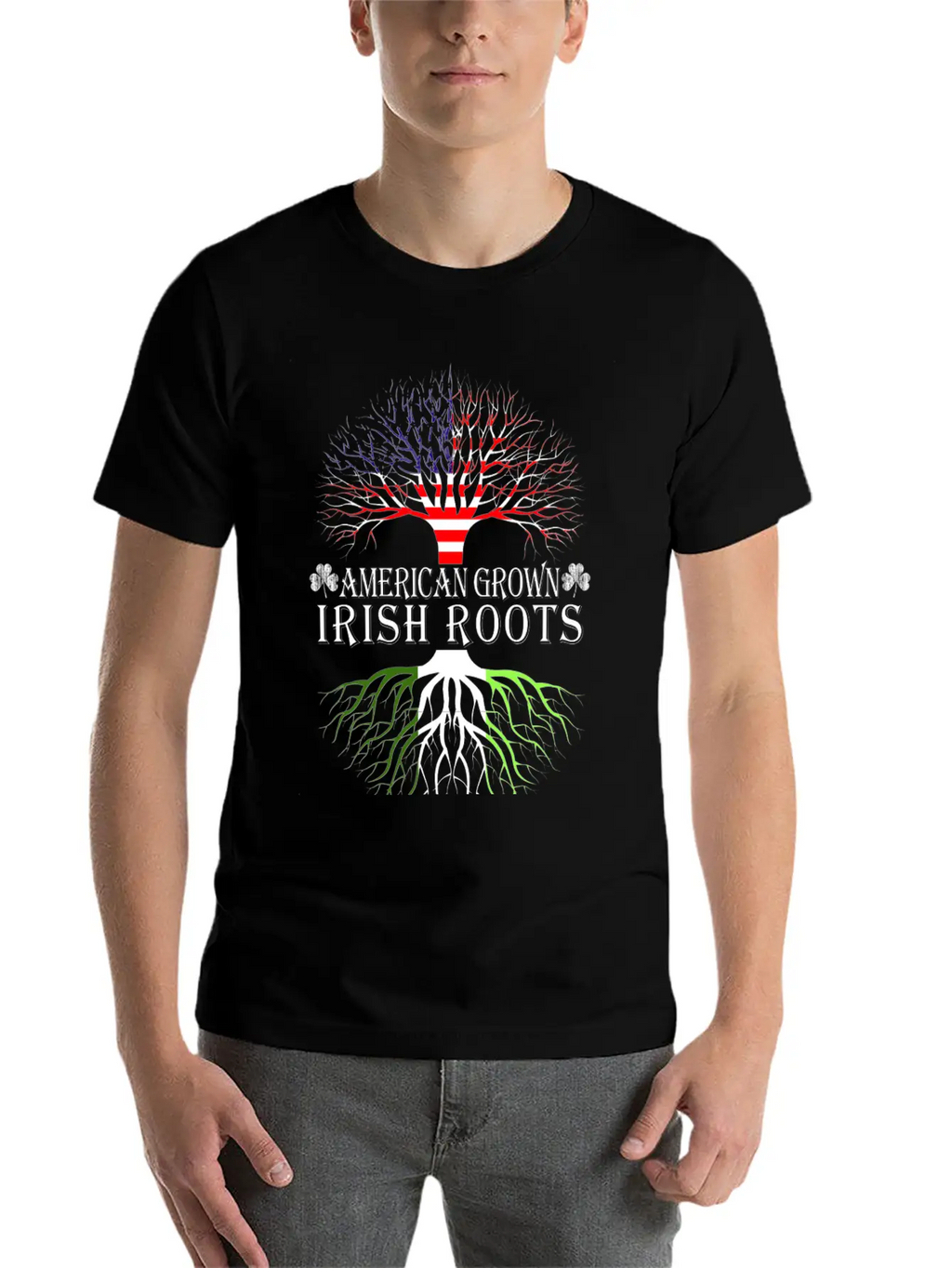 Irish - American Grown Irish Roots T-shirt Classic Cotton Tee – Unisex Comfort For Any Season