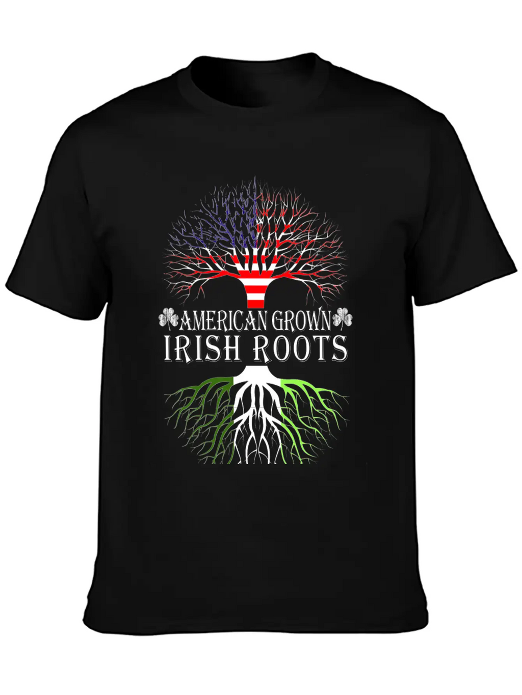 Irish - American Grown Irish Roots T-shirt Classic Cotton Tee – Unisex Comfort For Any Season