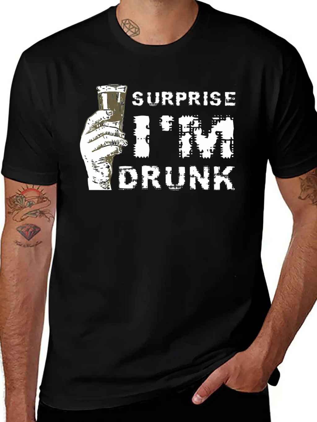 Irish - Surprise I Am Drunk Shirt - Funny Irish Unisex Casual T-Shirt – Clean Design For Daily Comfort