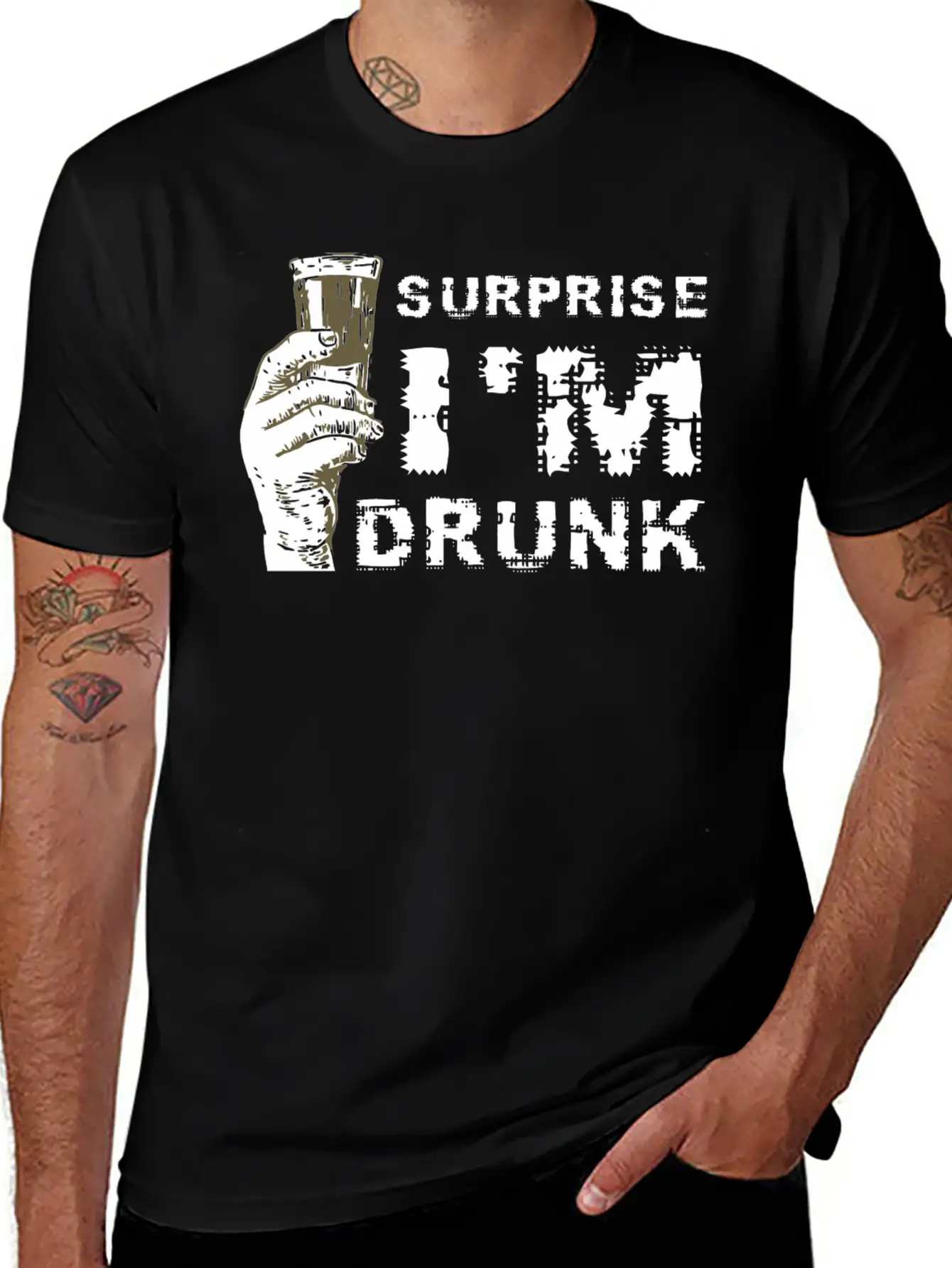 Irish - Surprise I Am Drunk Shirt - Funny Irish Unisex Casual T-Shirt – Clean Design For Daily Comfort