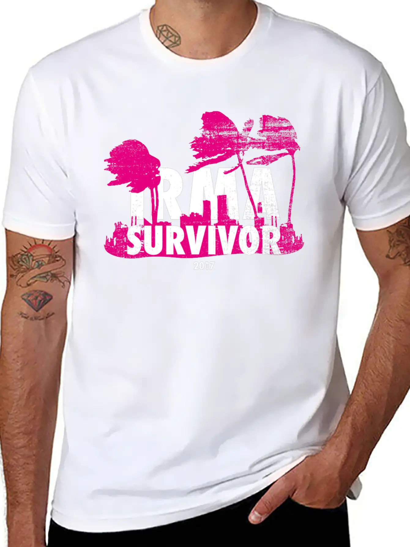 Irma Survivor Essential Cotton Tee For Daily Outfits – Unisex Style