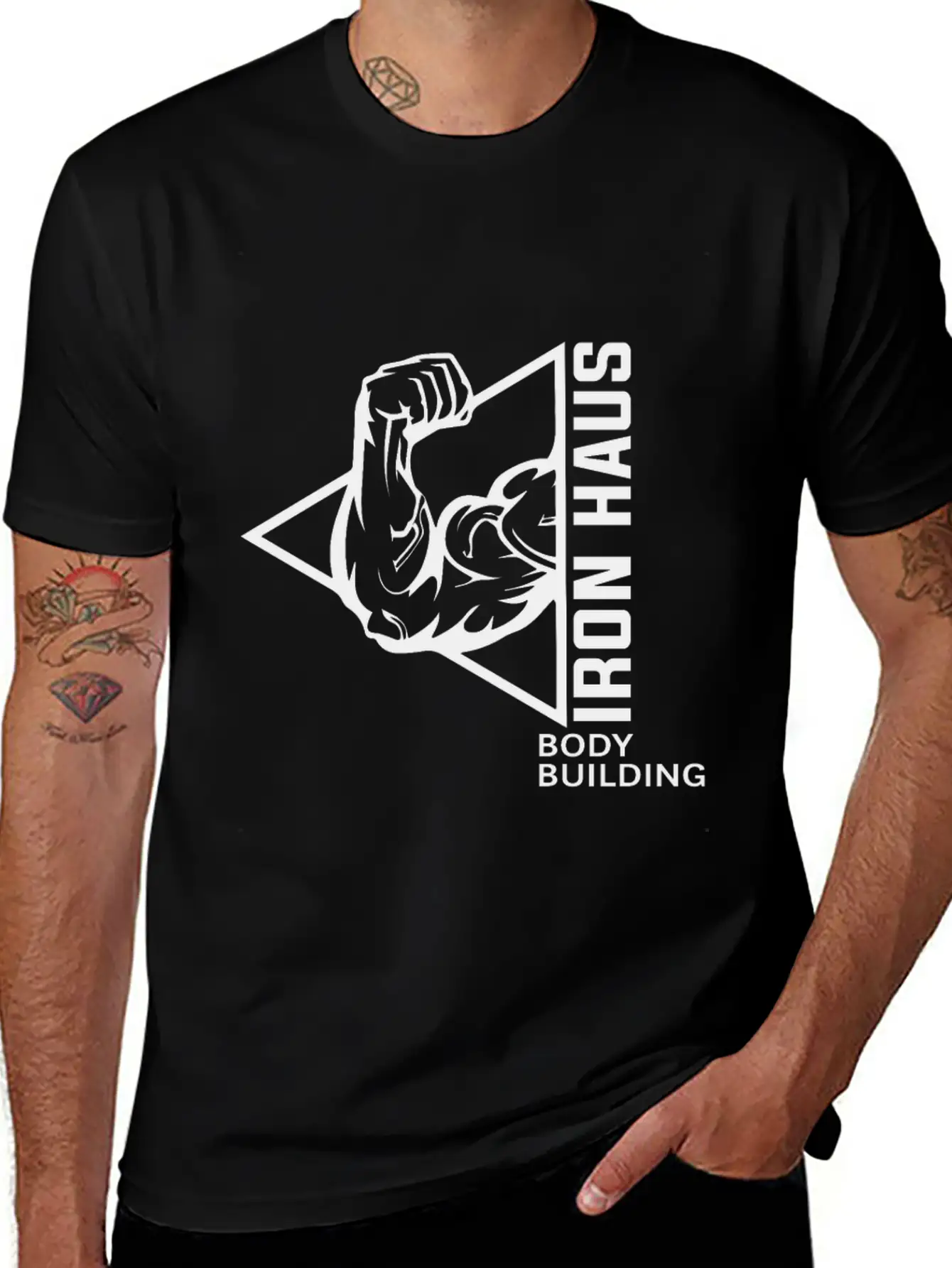 Iron Haus Body Building Classic Cotton Tee – Unisex Comfort For Any Season