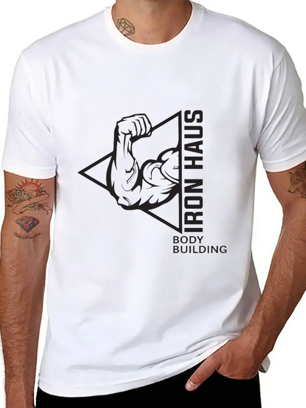 Iron Haus Body Building Classic Cotton Tee – Unisex Comfort For Any Season