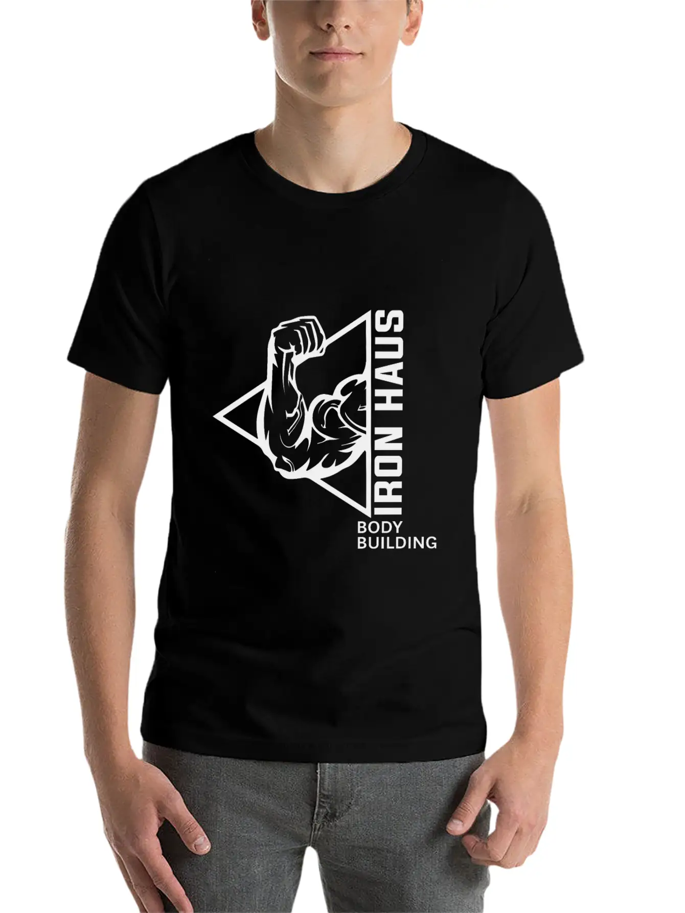 Iron Haus Body Building Classic Cotton Tee – Unisex Comfort For Any Season