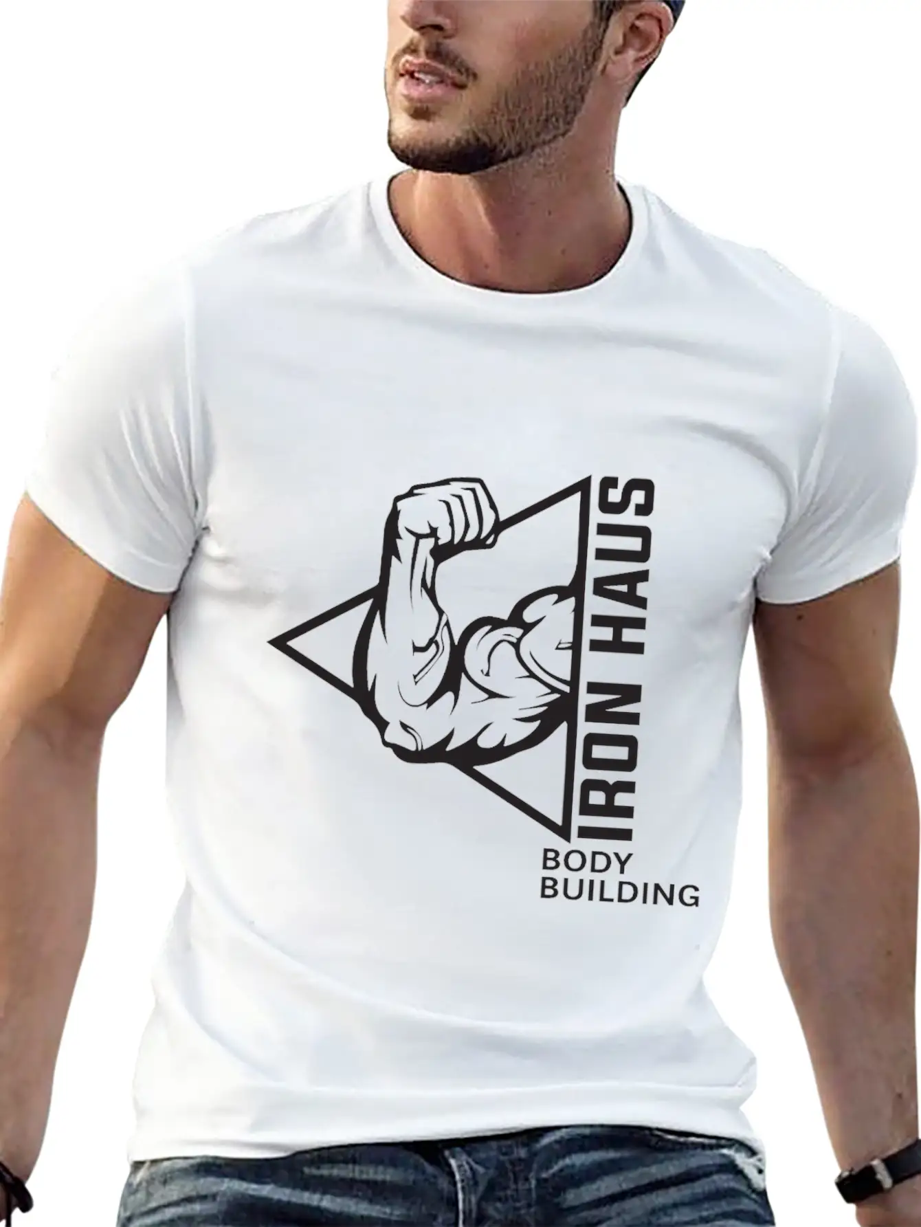 Iron Haus Body Building Classic Cotton Tee – Unisex Comfort For Any Season