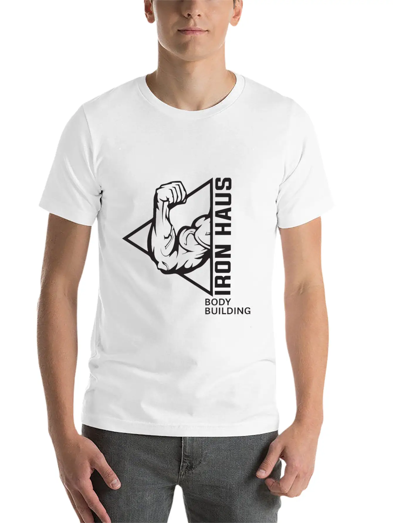 Iron Haus Body Building Classic Cotton Tee – Unisex Comfort For Any Season