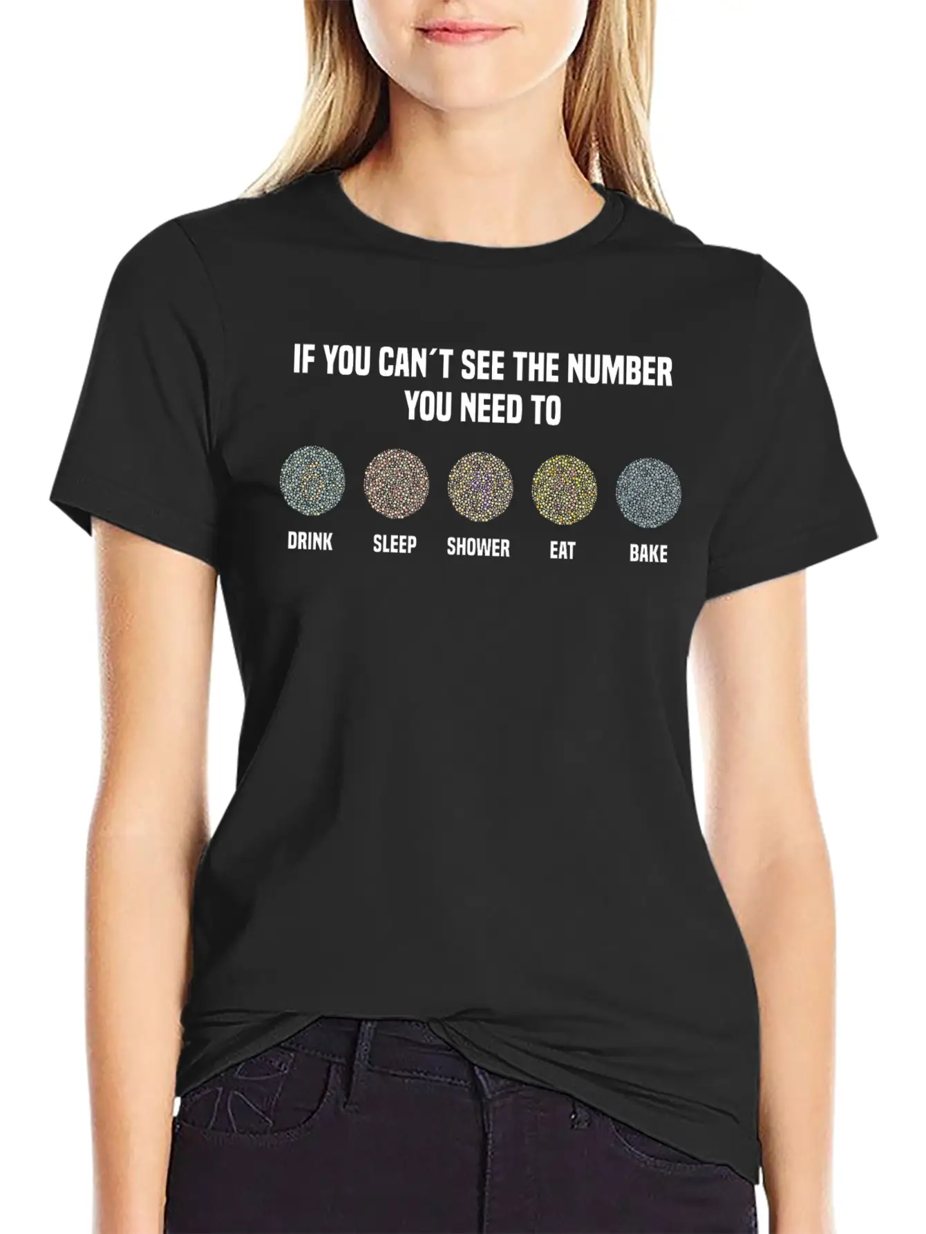 Ishihara Numbers - Bake Relaxed Everyday Tee – Lightweight And Durable Cotton