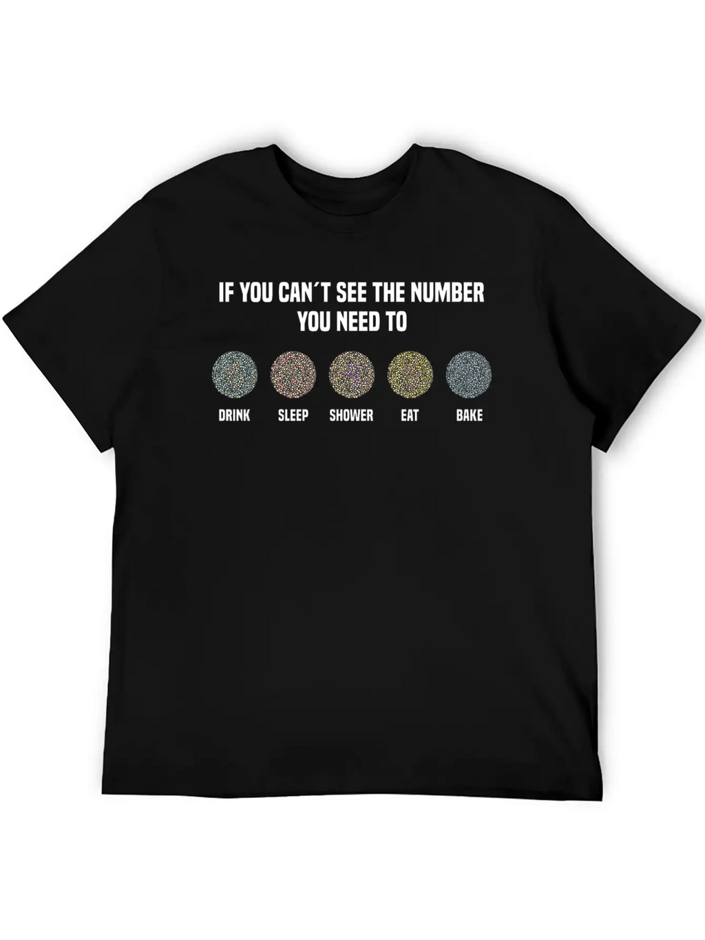 Ishihara Numbers - Bake Relaxed Everyday Tee – Lightweight And Durable Cotton
