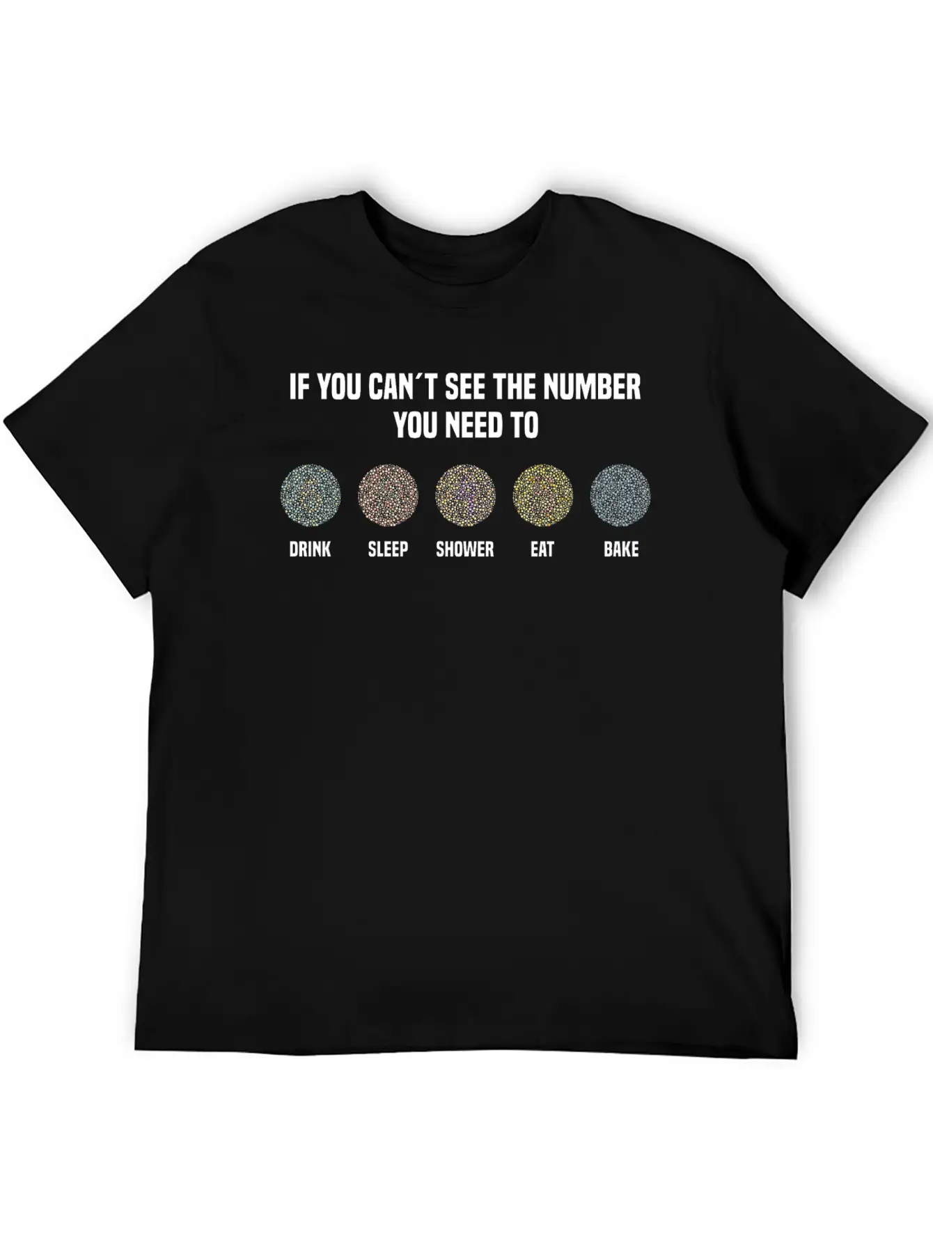 Ishihara Numbers - Bake Relaxed Everyday Tee – Lightweight And Durable Cotton