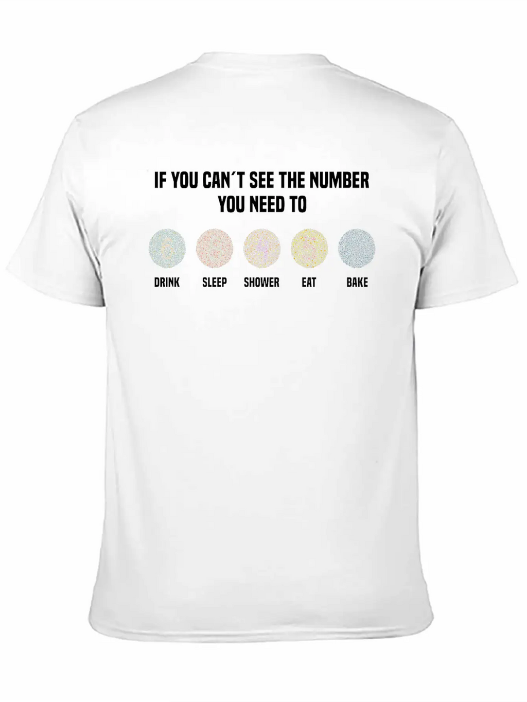 Ishihara Numbers - Bake Relaxed Everyday Tee – Lightweight And Durable Cotton