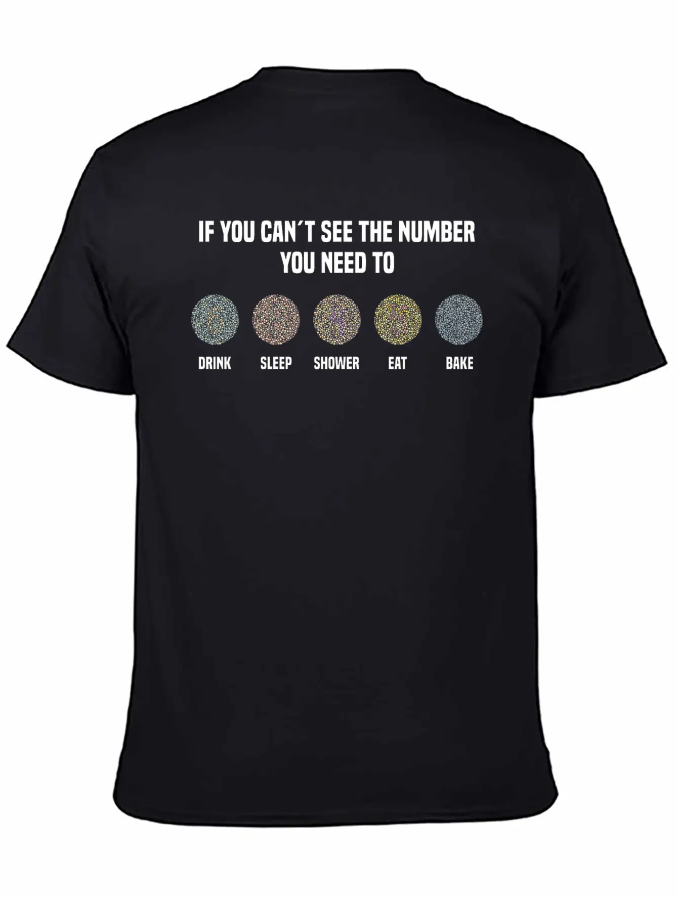 Ishihara Numbers - Bake Relaxed Everyday Tee – Lightweight And Durable Cotton