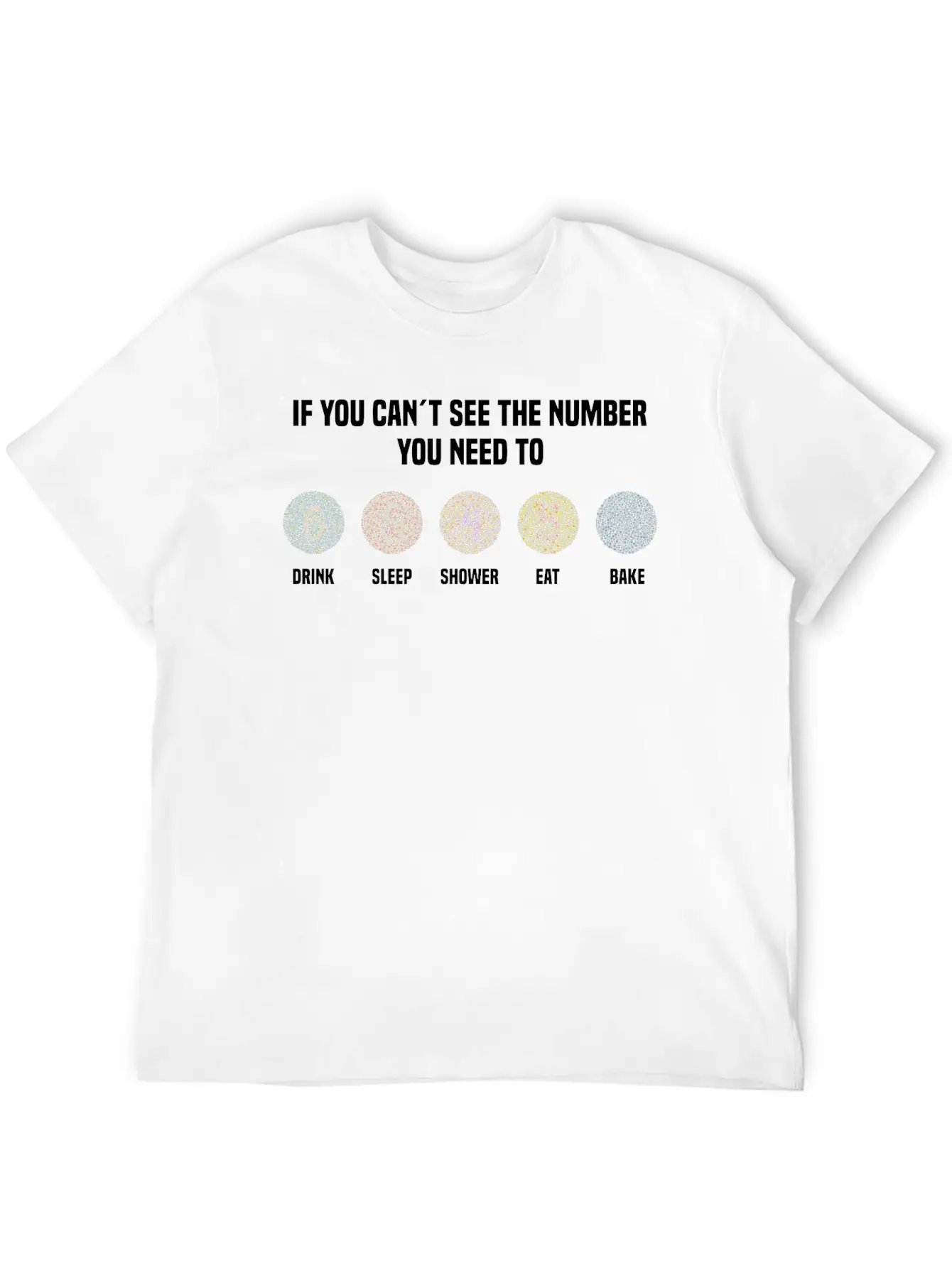 Ishihara Numbers - Bake Relaxed Everyday Tee – Lightweight And Durable Cotton