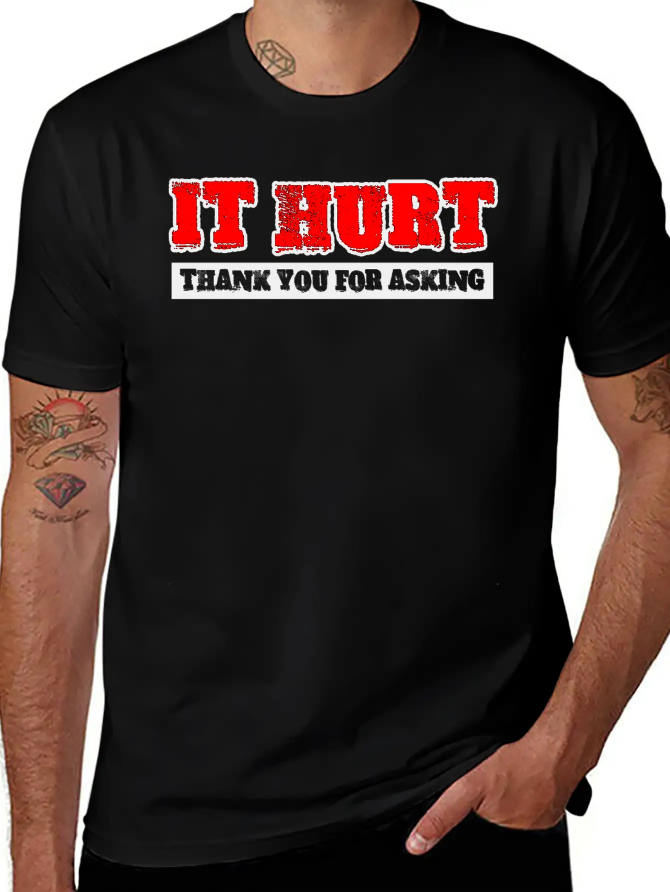 It Hurt, Thank You For Asking 3 Unisex Casual T-Shirt – Clean Design For Daily Comfort