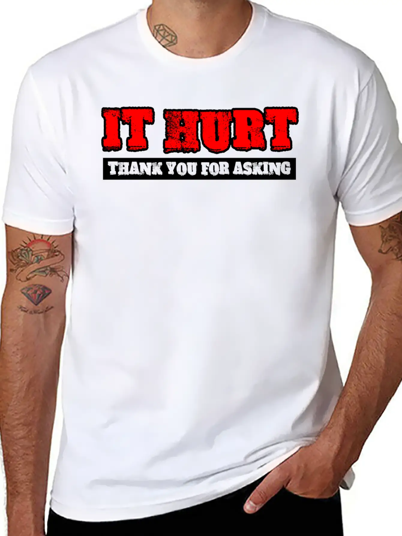 It Hurt, Thank You For Asking 3 Unisex Casual T-Shirt – Clean Design For Daily Comfort