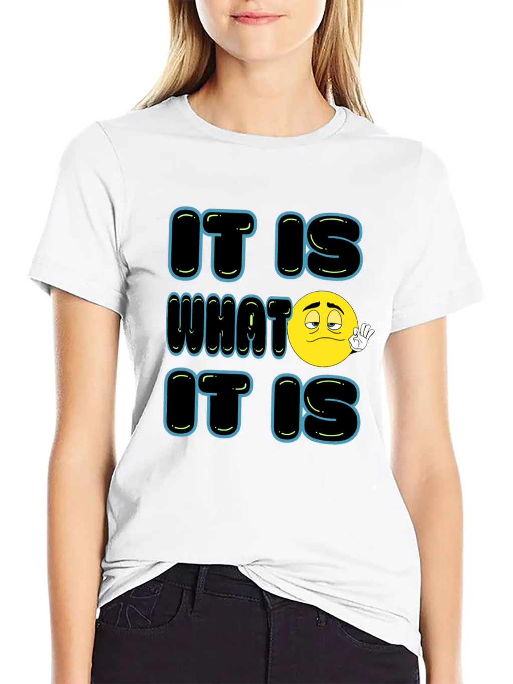 It Is What It Is Timeless Short Sleeve Tee – Comfy And Minimalist Design