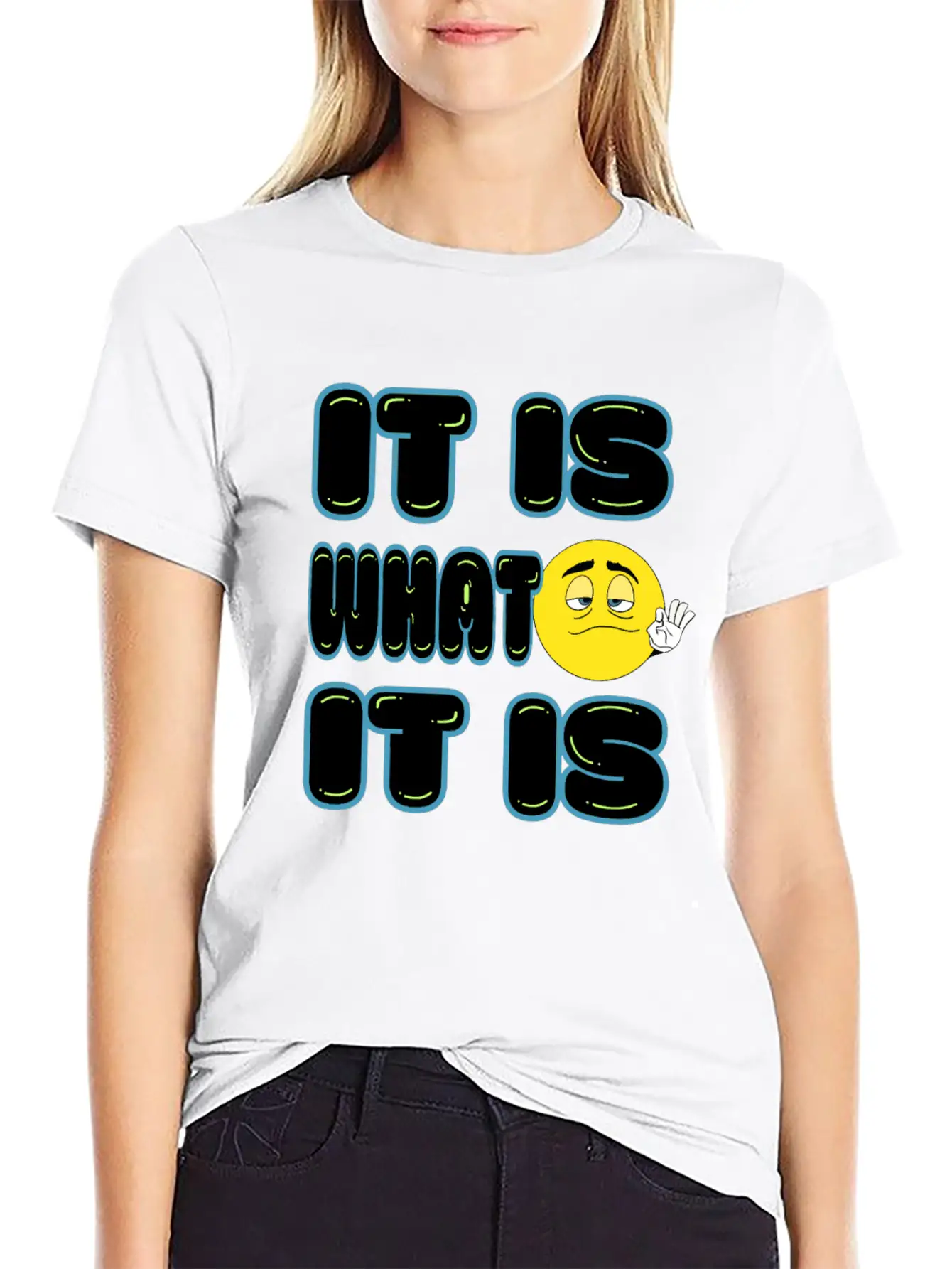 It Is What It Is Timeless Short Sleeve Tee – Comfy And Minimalist Design