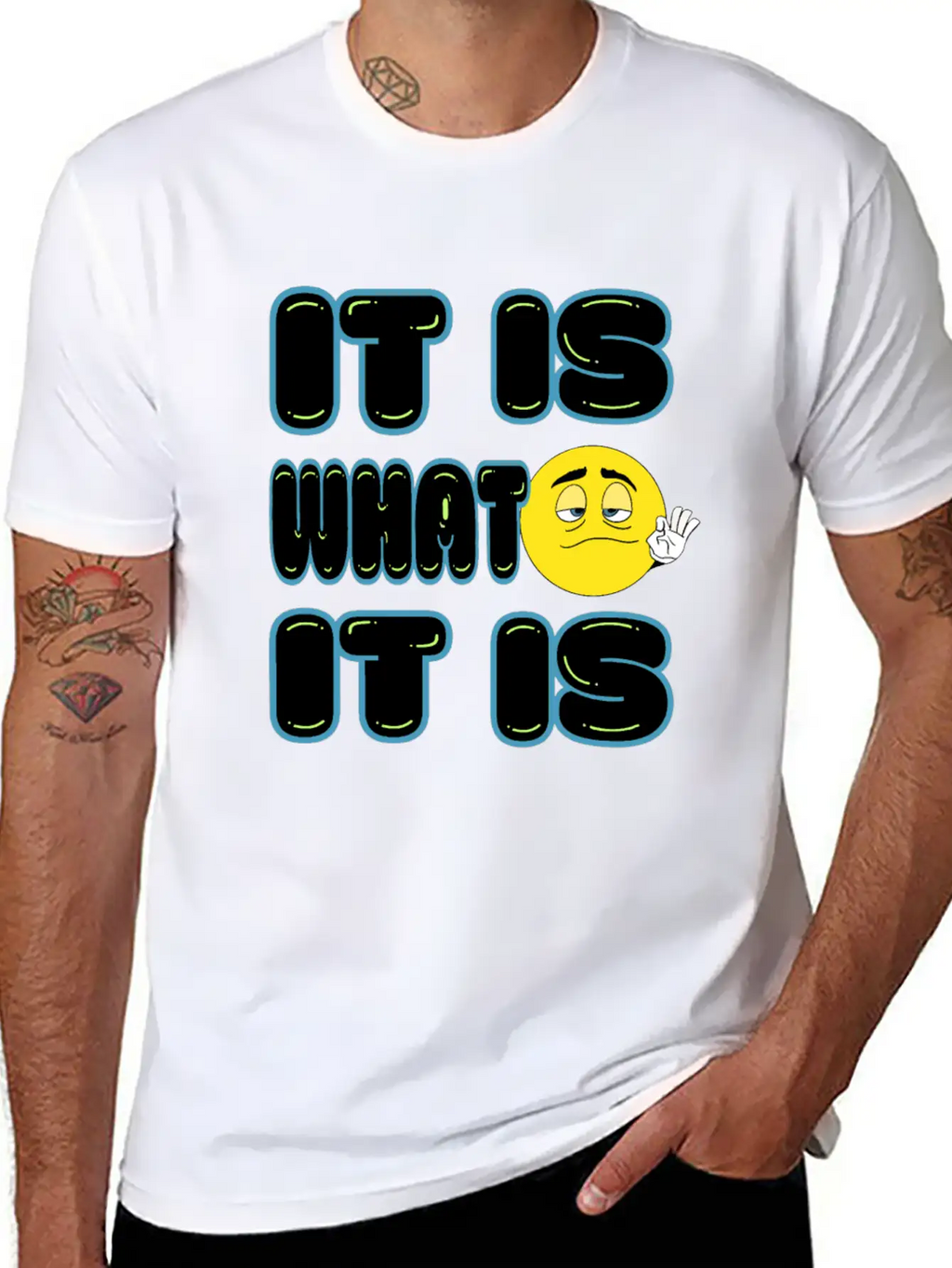 It Is What It Is Timeless Short Sleeve Tee – Comfy And Minimalist Design