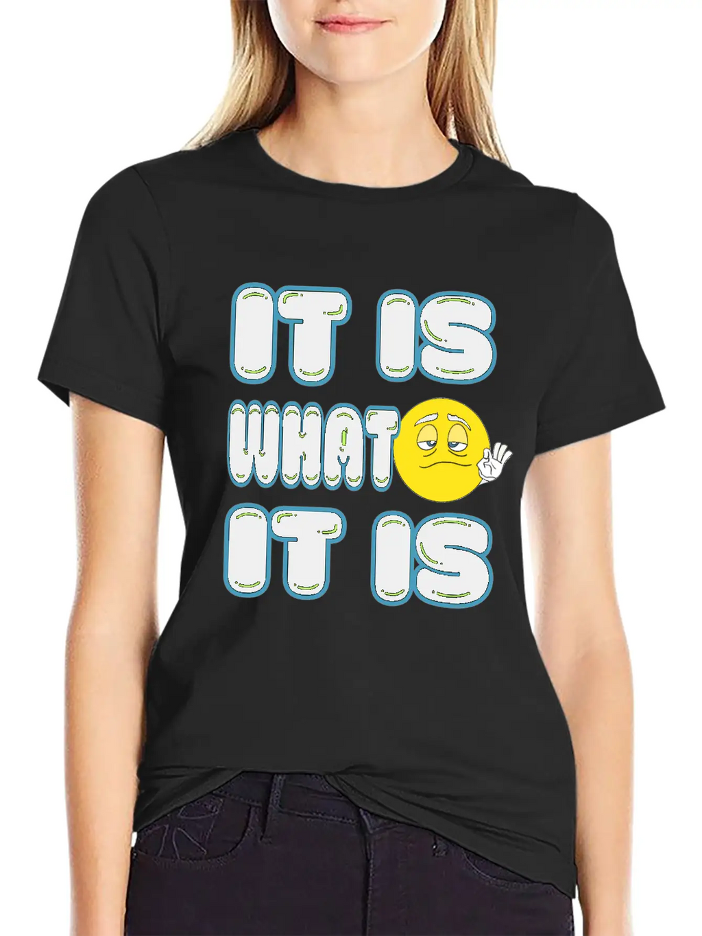 It Is What It Is Timeless Short Sleeve Tee – Comfy And Minimalist Design