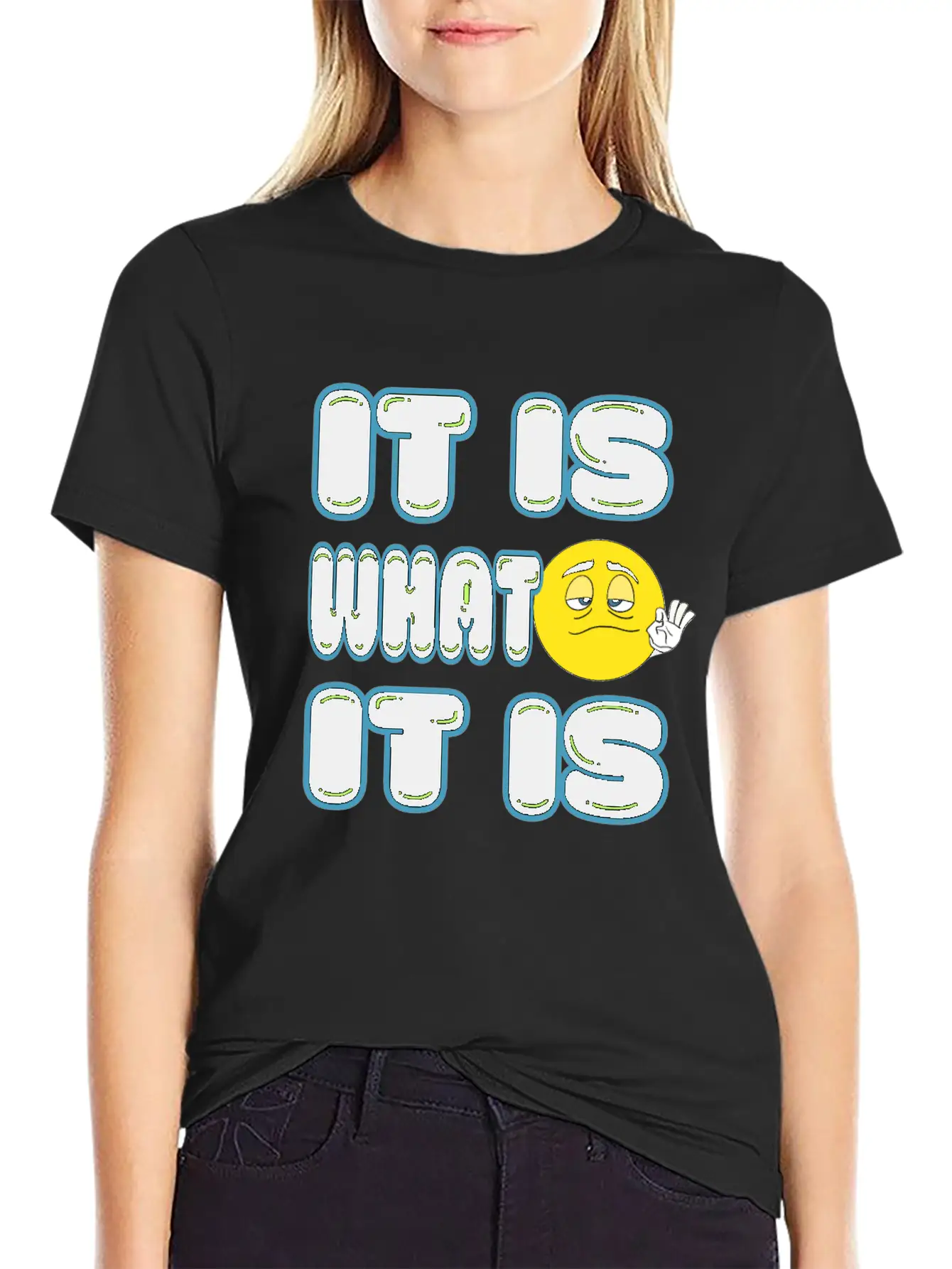 It Is What It Is Timeless Short Sleeve Tee – Comfy And Minimalist Design